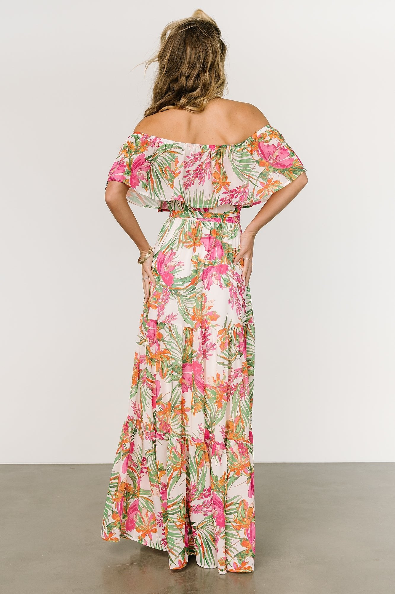 Lahaina Off Shoulder Maxi Dress | Multi Outlet Store For Sale