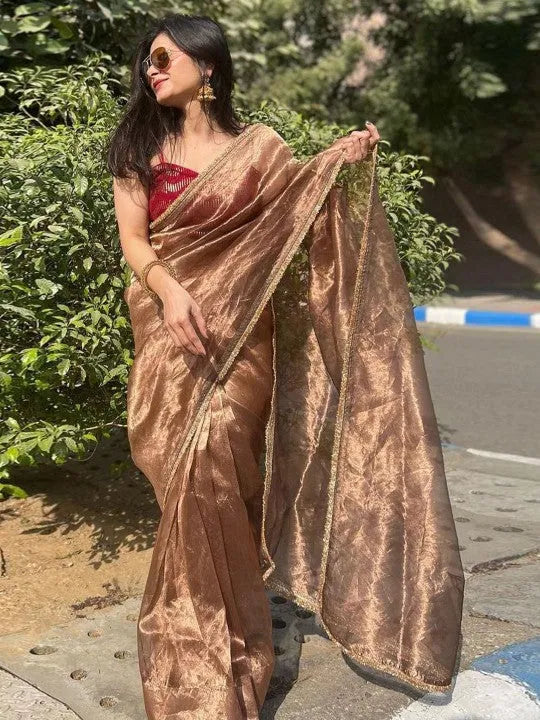 Silk saree with lace border Sale Get To Buy