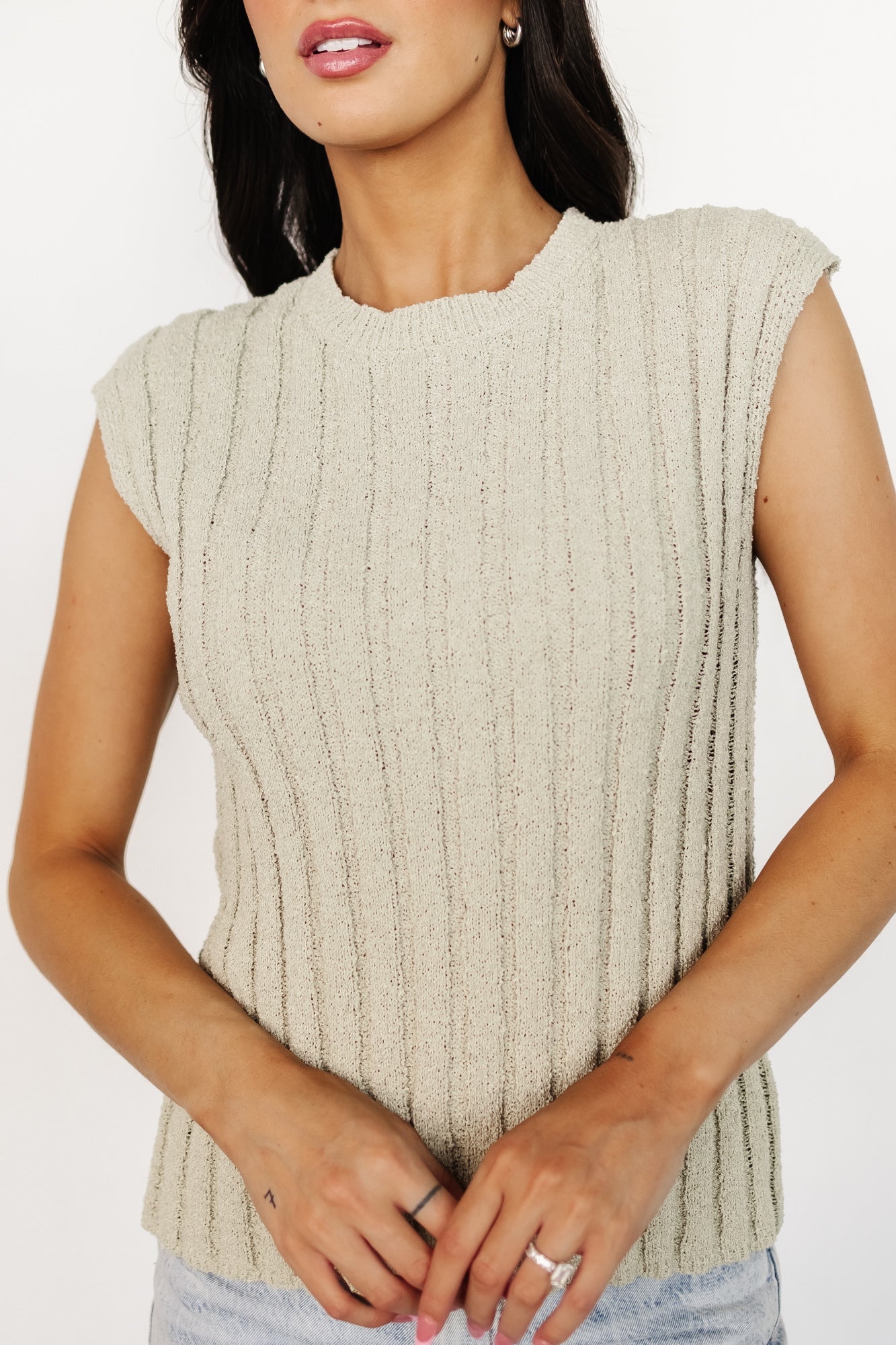 Dava Ribbed Top | Sage Clearance Recommend