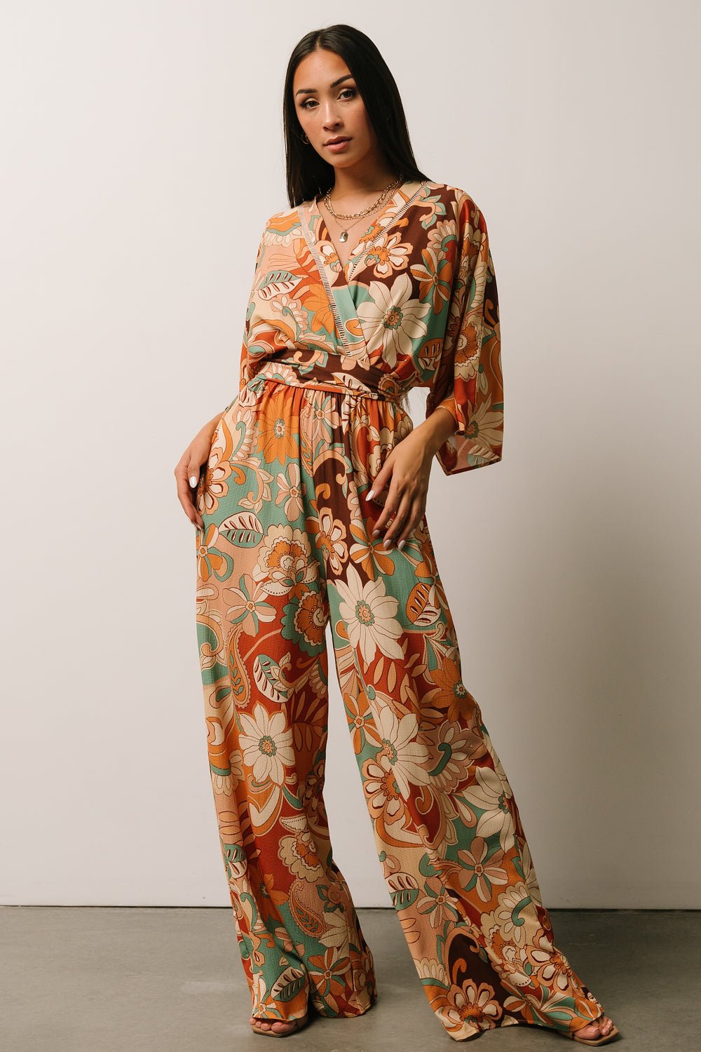 Rhapsody Jumpsuit | Multi Print Clearance 2025