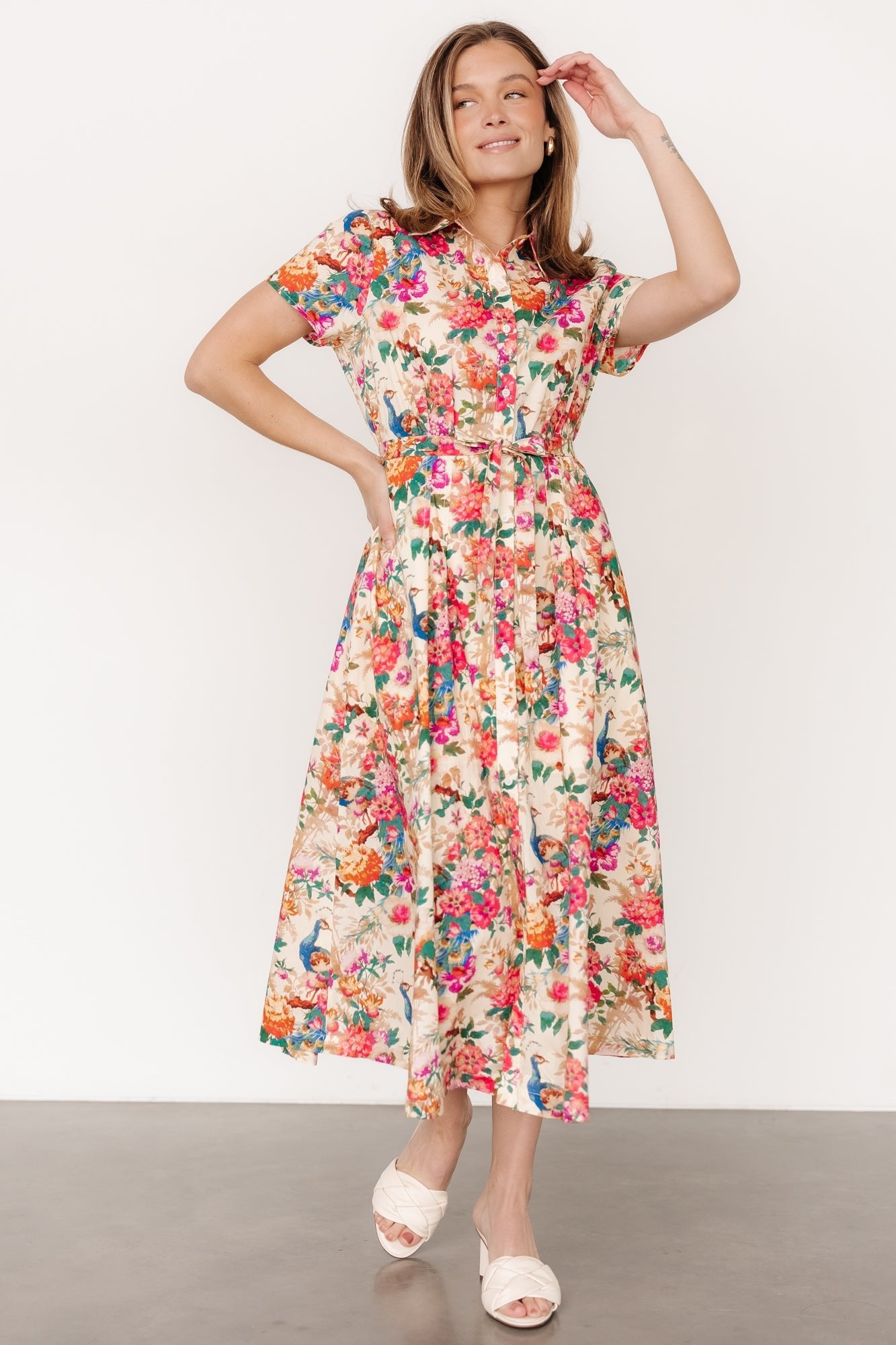 Melia Midi Dress | Multi Print Best Place For Sale