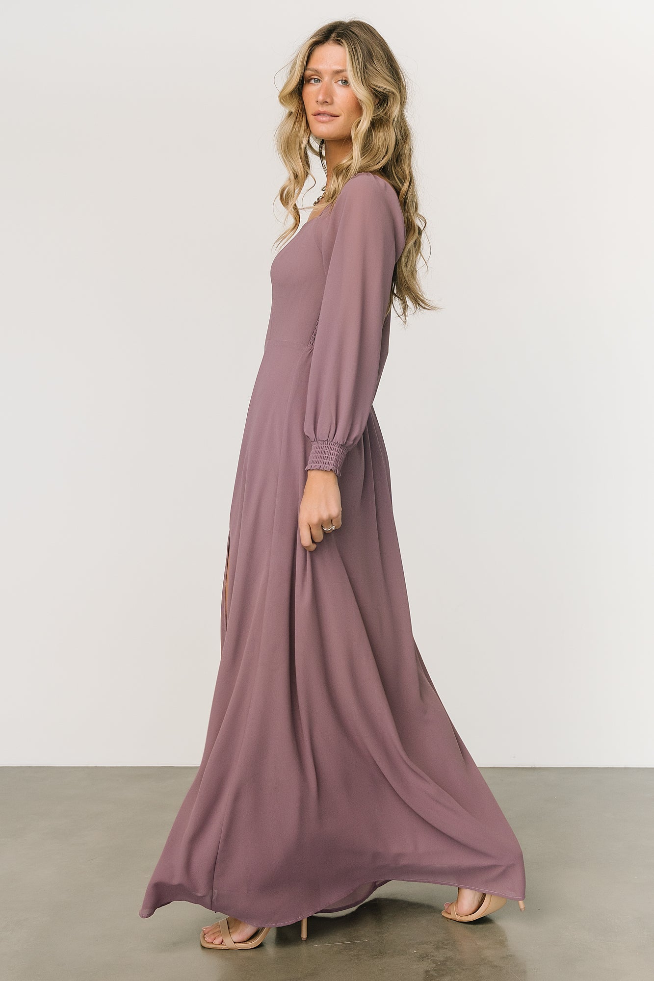 Giselle Maxi Dress | Vintage Plum Cheap Brand New Unisex