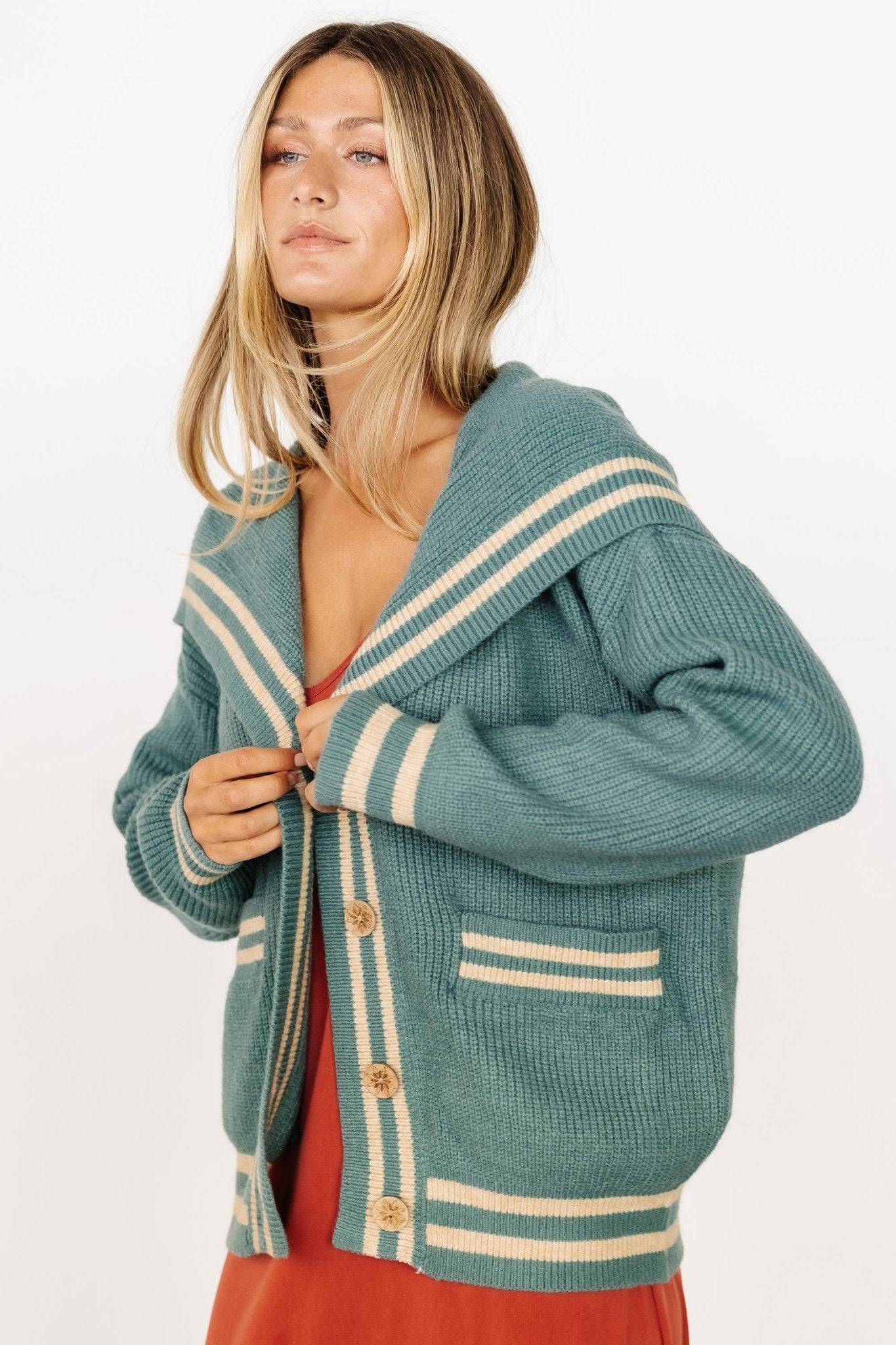 Corbett Knit Cardigan | Jade Buy Cheap Order