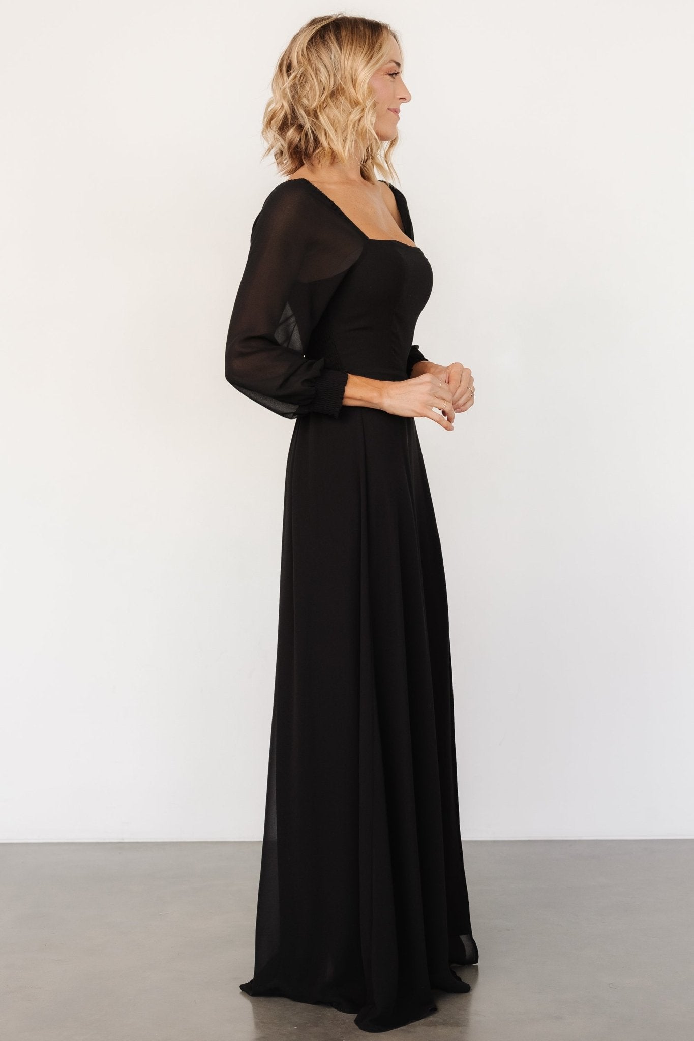 Giselle Maxi Dress | Black Clearance 100% Guaranteed