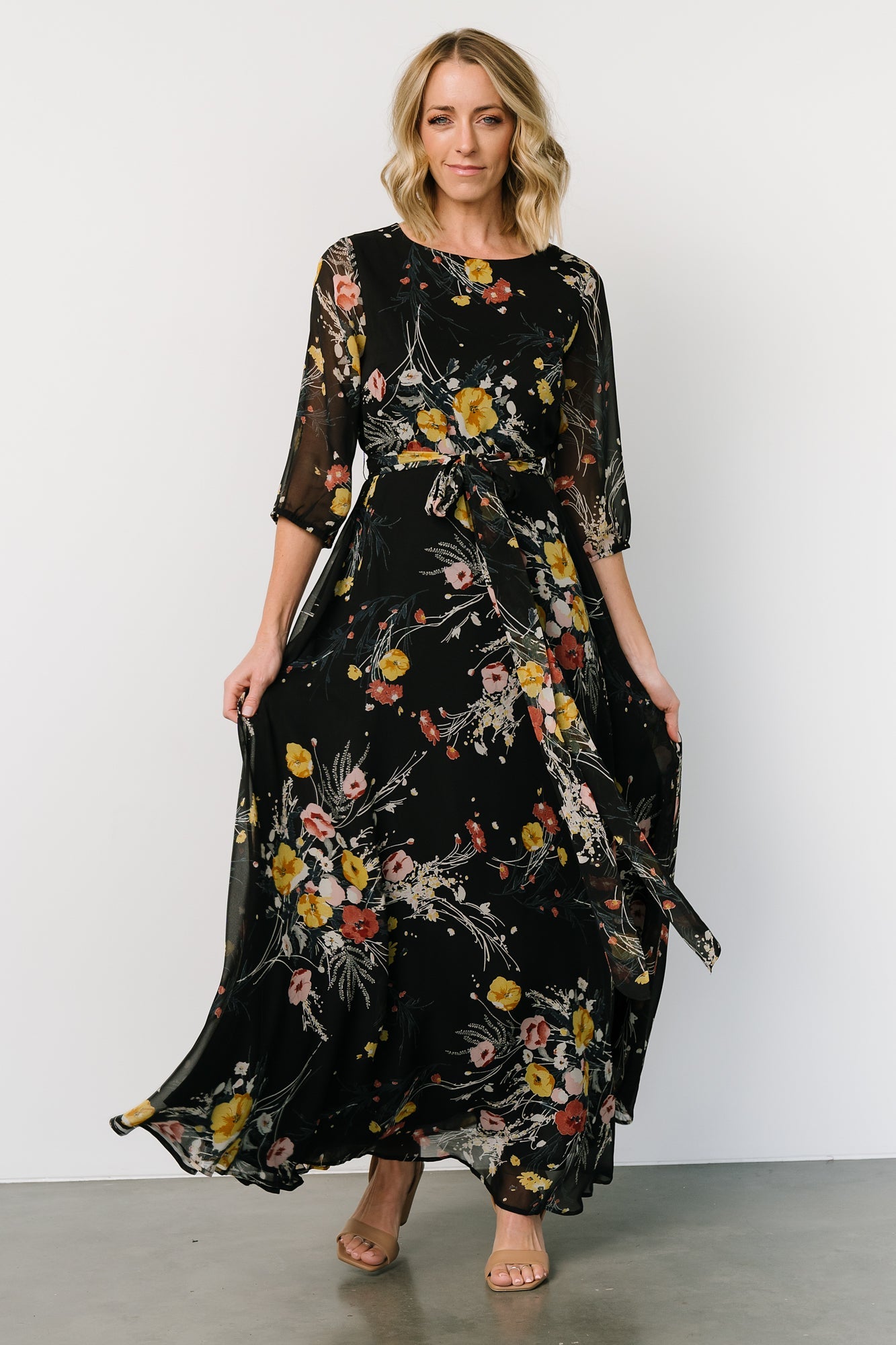 Rebecca Maxi Dress | Botanical Floral Very Cheap