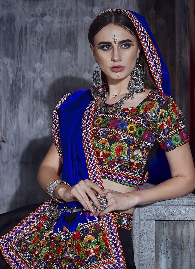 Designer Chaniya Choli For Navratri With Blue Dupatta 2025 Newest Online