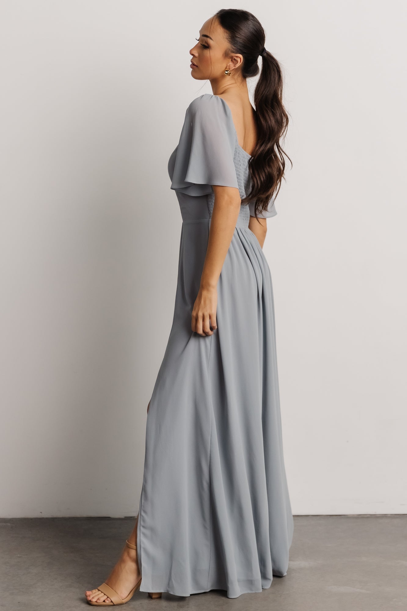 Sierra Sweetheart Maxi Dress | Light Blue Clearance Cost