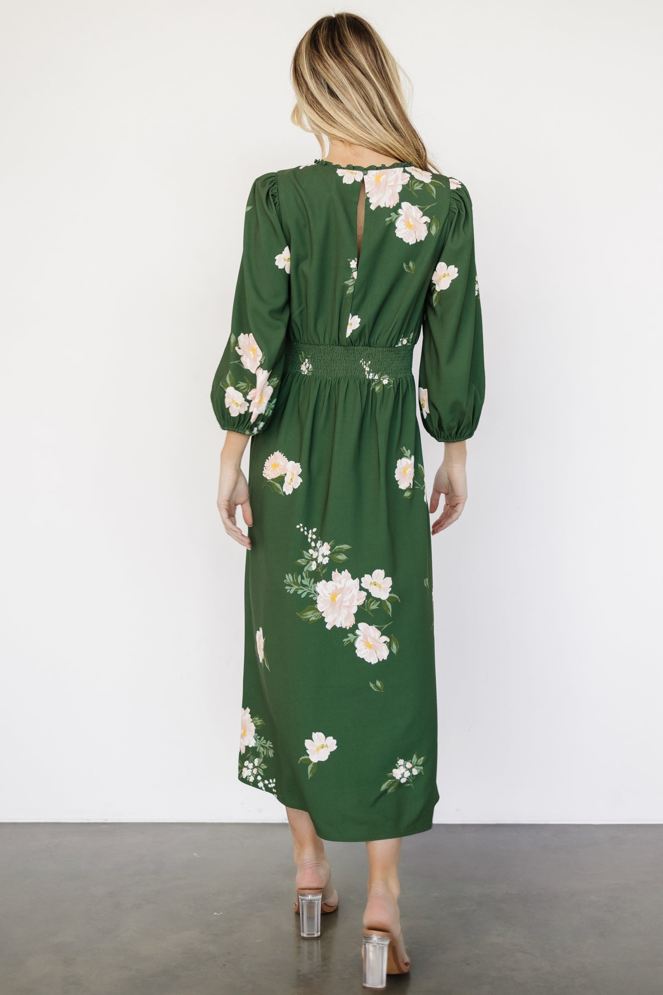 Karalie Maxi Dress | Green Floral Clearance Best Seller