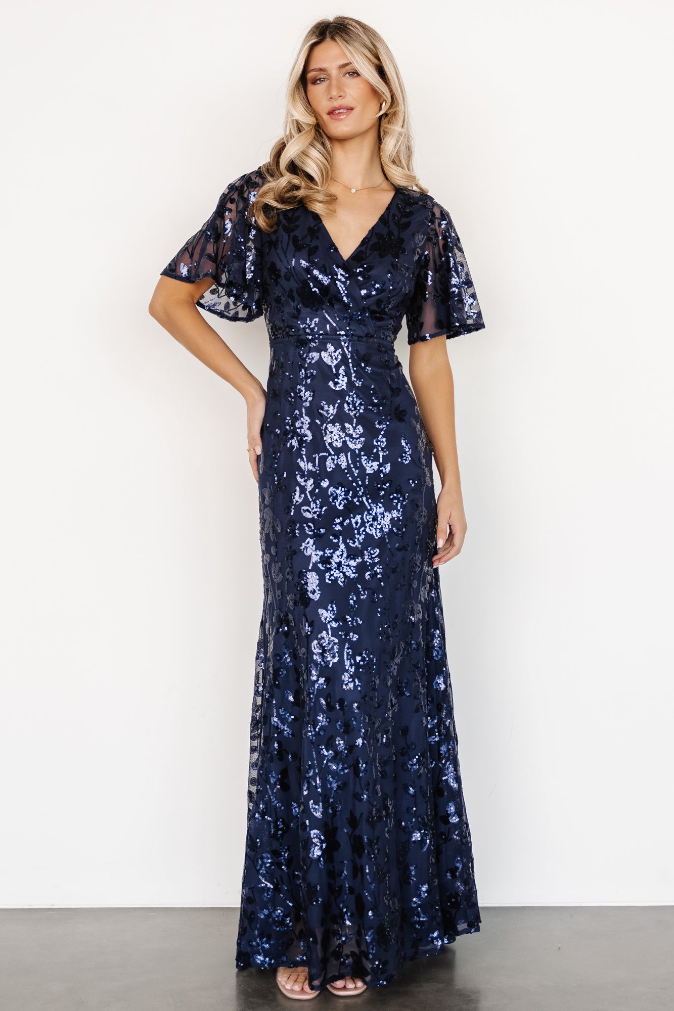 Esme Sequin Dress | Navy Buy Cheap Cheapest