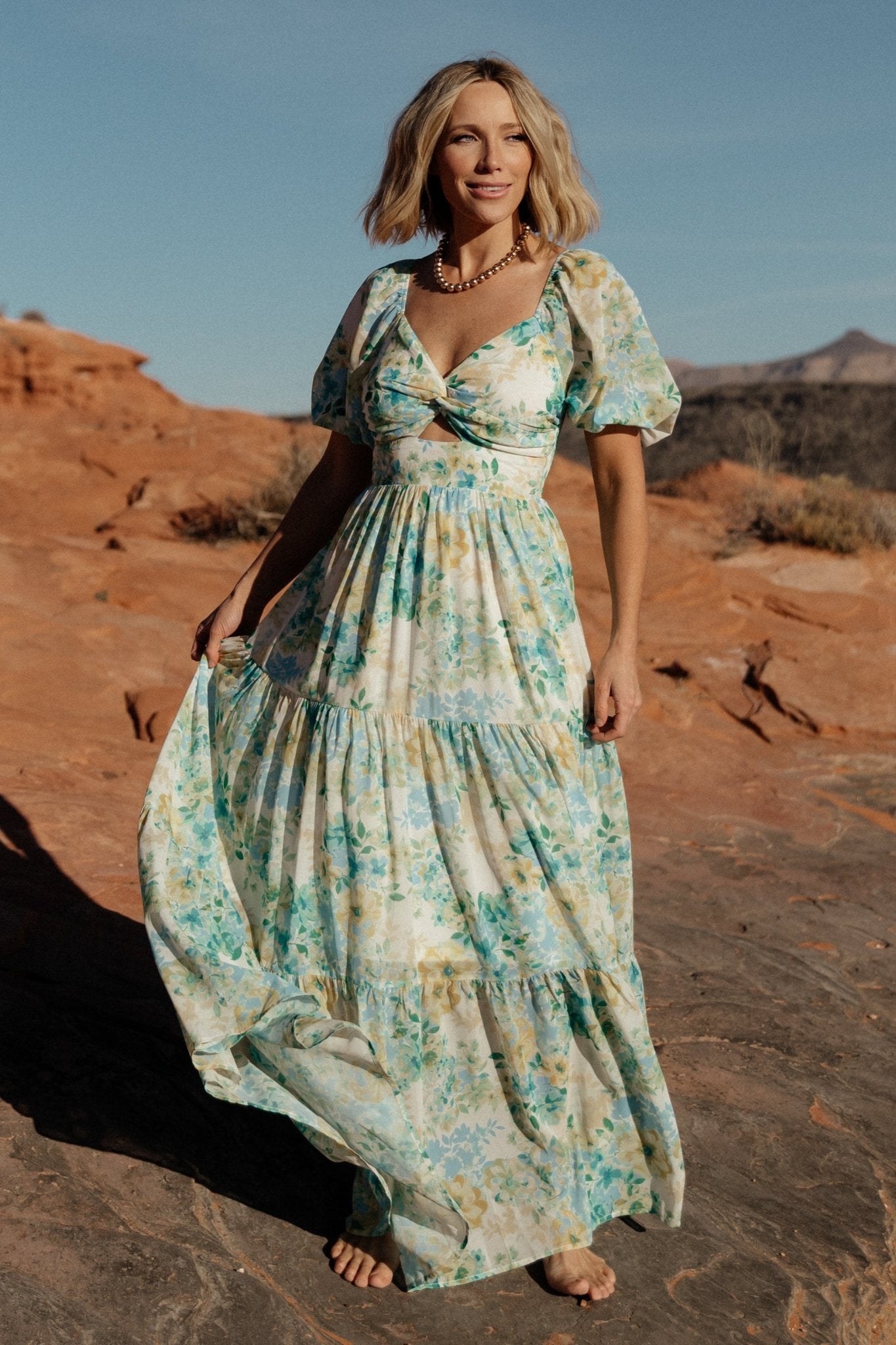 Maya Maxi Dress | Garden Multi Discount Codes Really Cheap