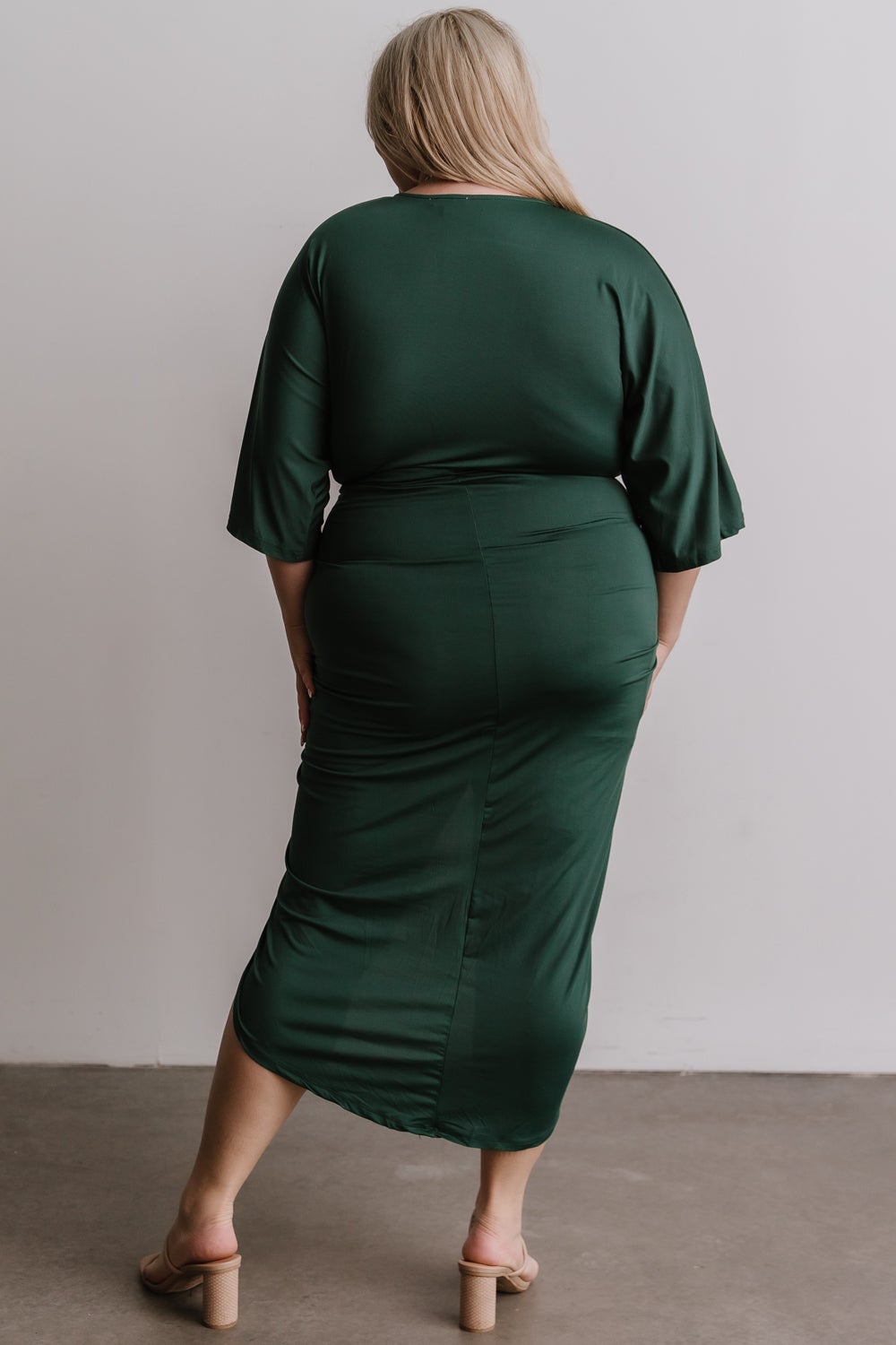 Mimi Midi Dress | Hunter Green Fast Delivery Online