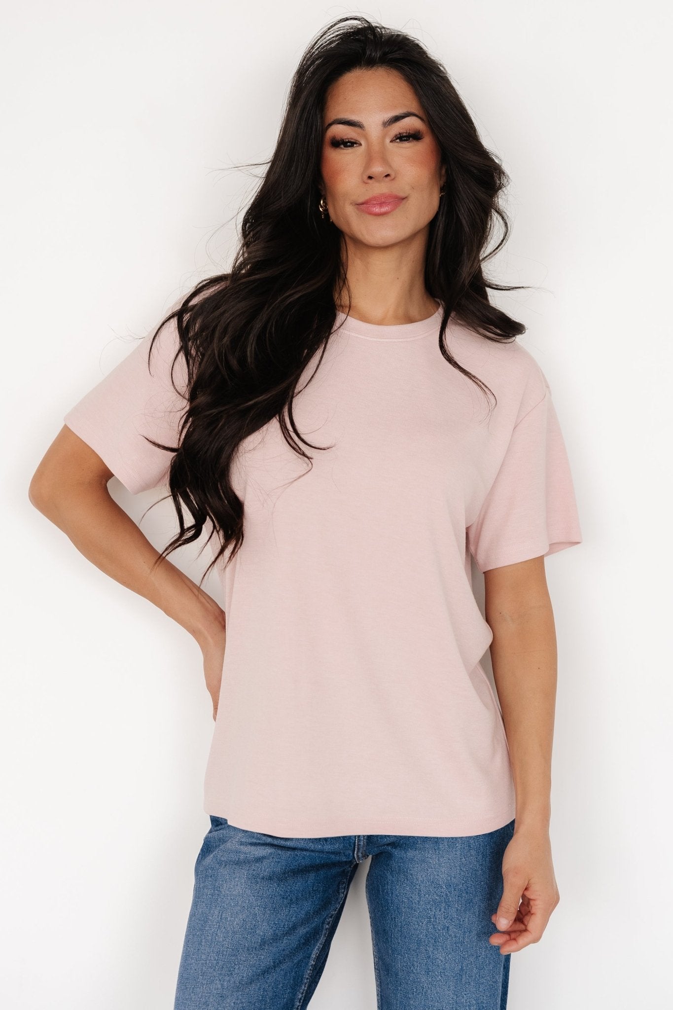 Elliot Relaxed Tee | Blush Outlet Low Pice Fee Shipping