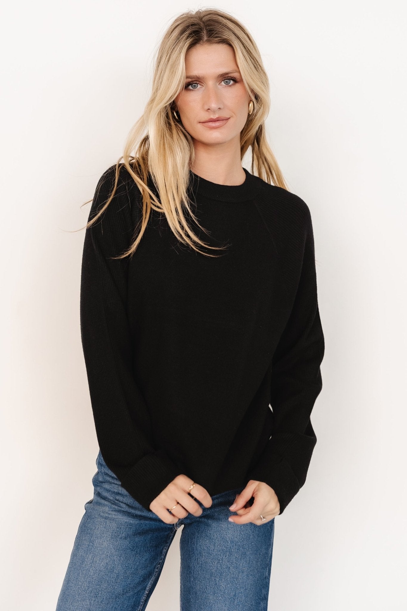 Helena Knit Sweater | Black Cheap For Nice