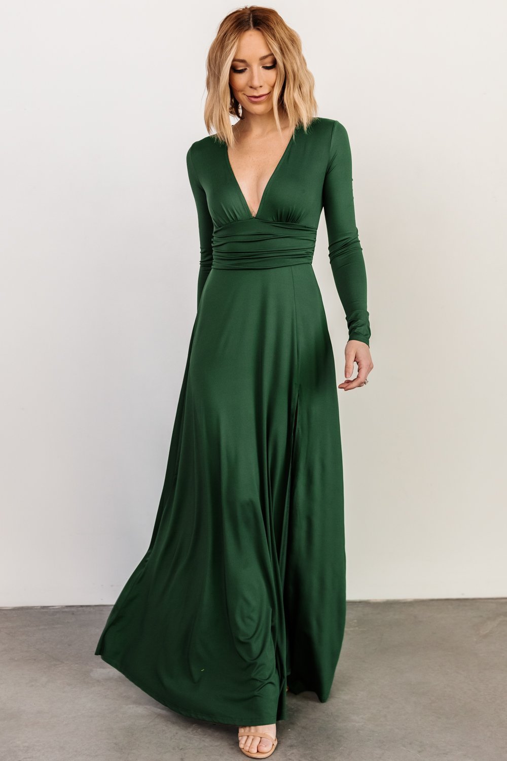 Arianna Maxi Dress | Hunter Green Latest