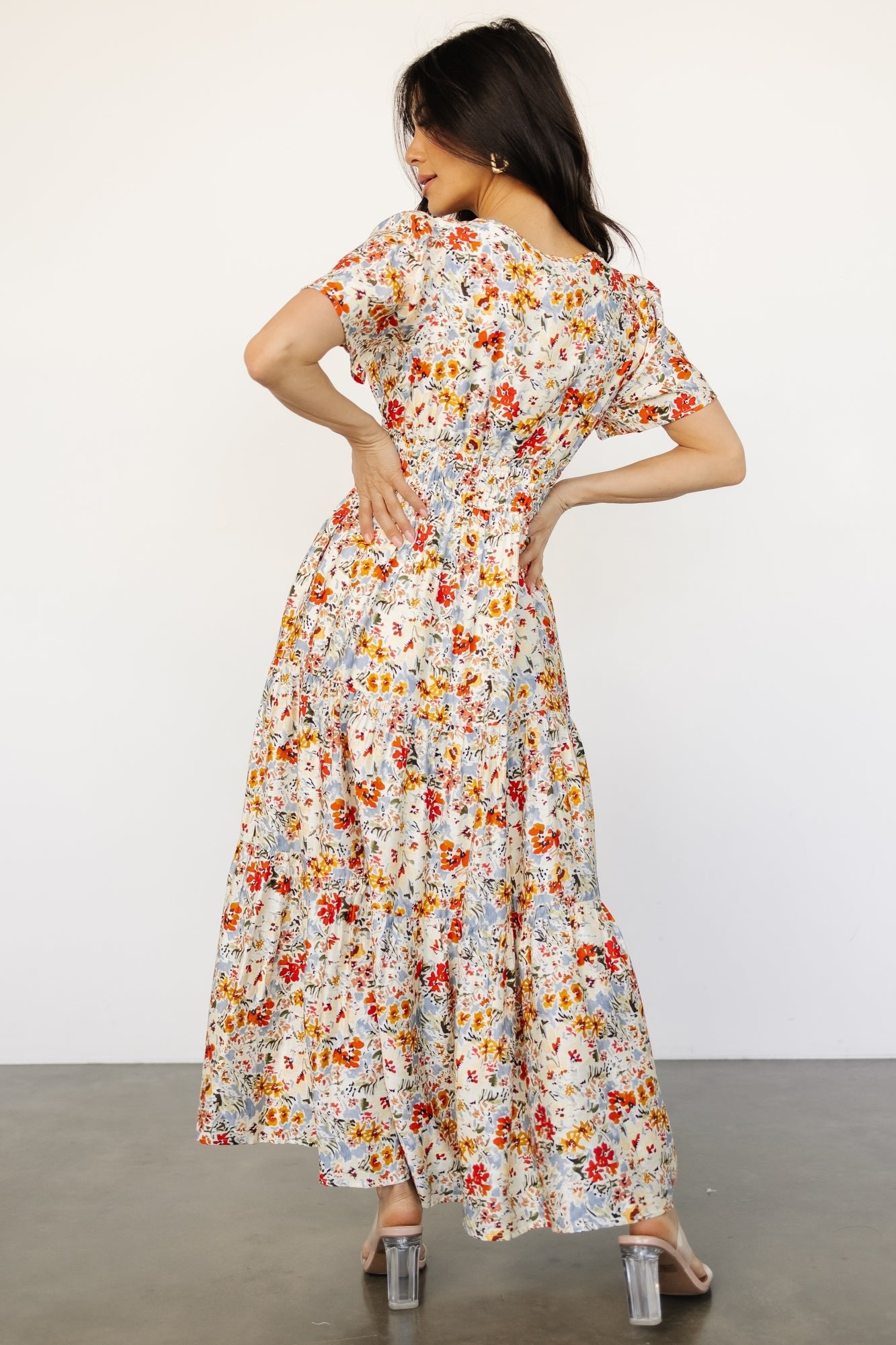 Claudia Maxi Dress | Multi Floral Cheap Fashionable