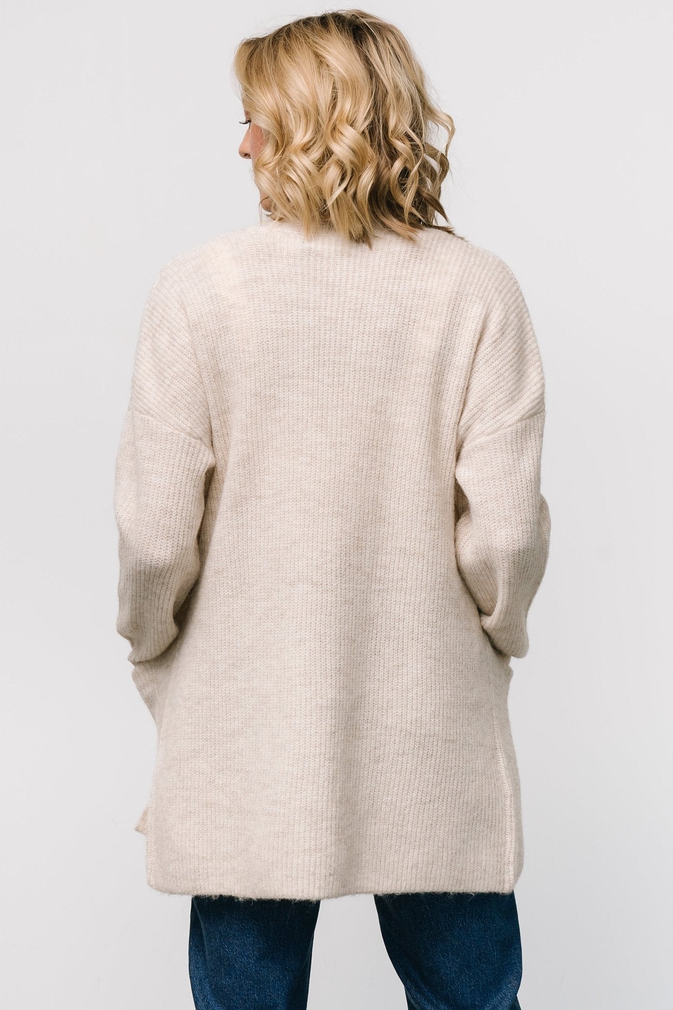 Carianne Knit Cardigan | Natural Clearance Outlet