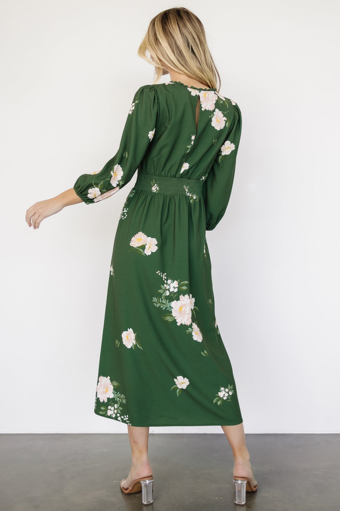 Karalie Maxi Dress | Green Floral Clearance Best Seller