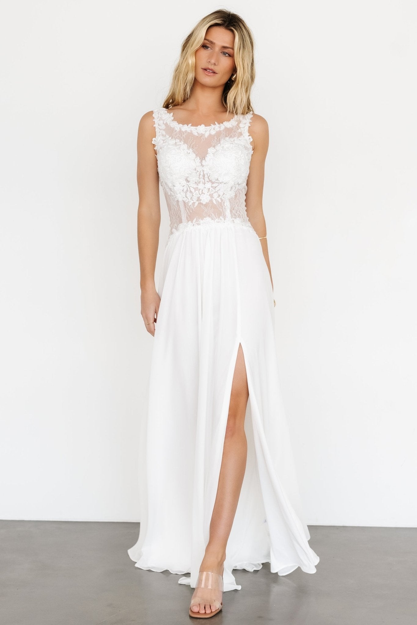 Konstantina Gown | White In China Cheap Online