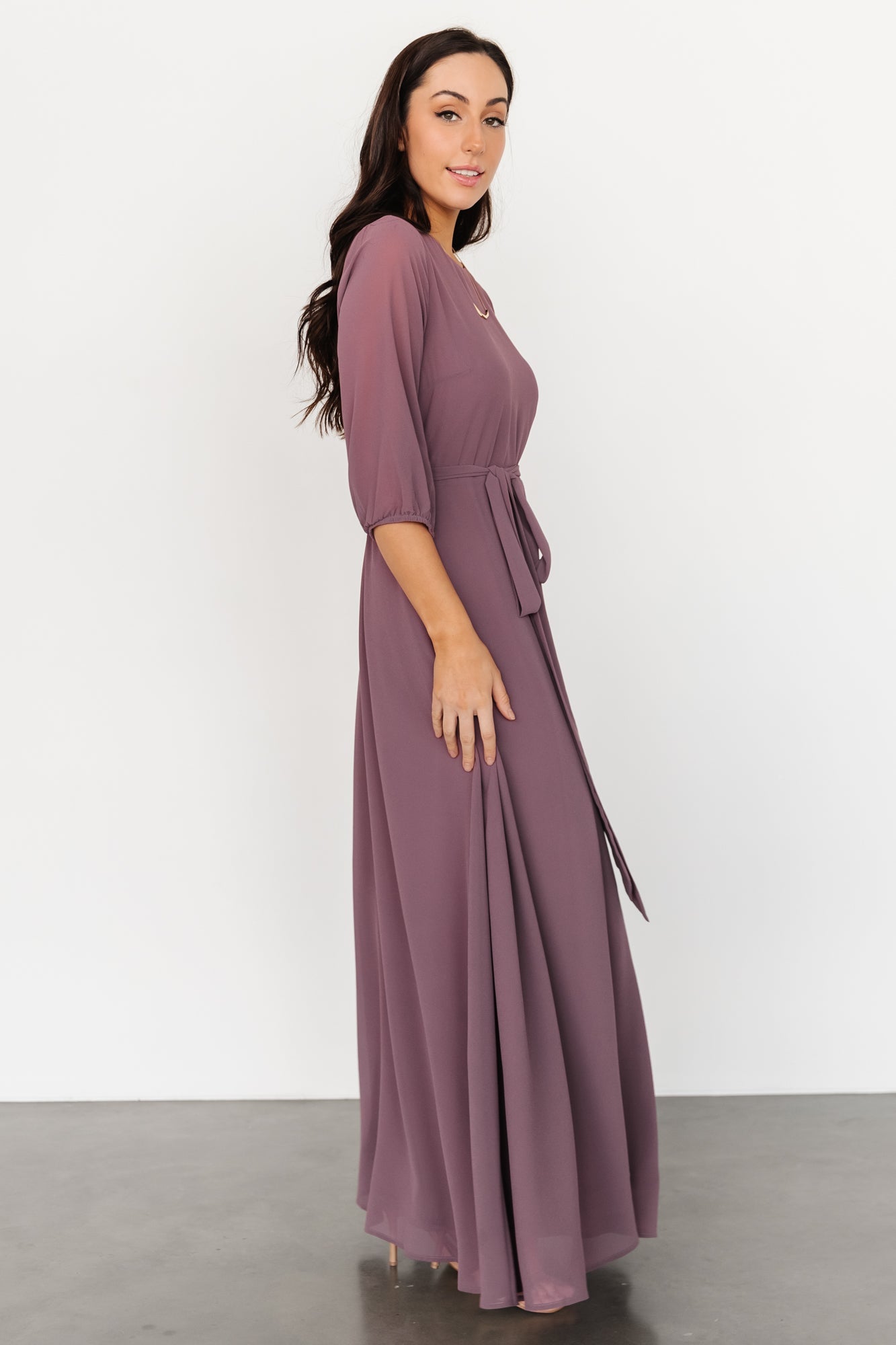 Rebecca Maxi Dress | Vintage Plum Sale With Mastercard