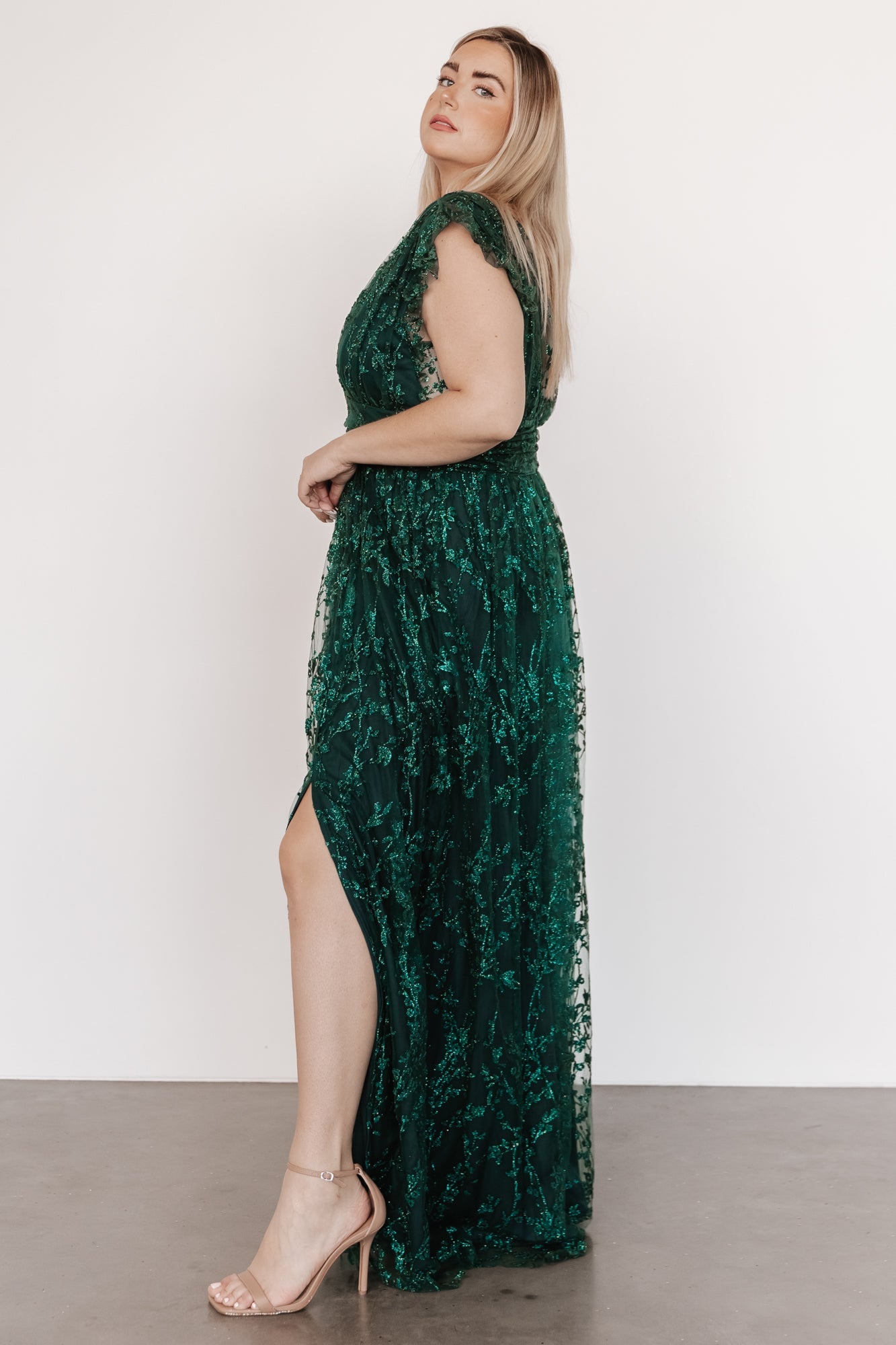 Arlene Shimmer Gown | Emerald Fashion Style For Sale