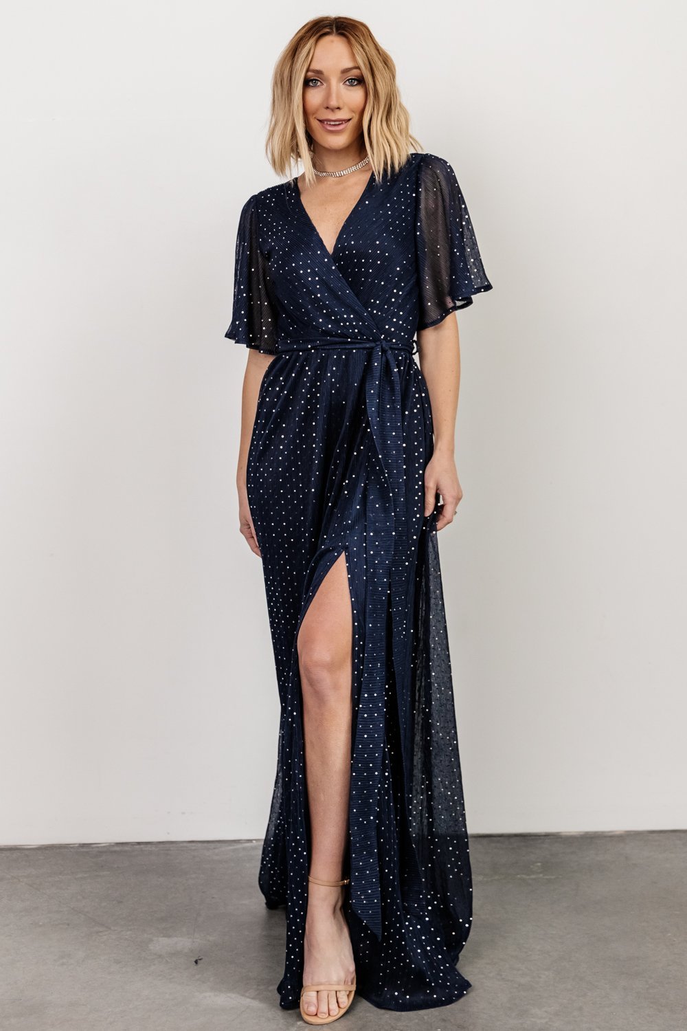 Grace Sparkle Gown | Navy Limited Edition Online