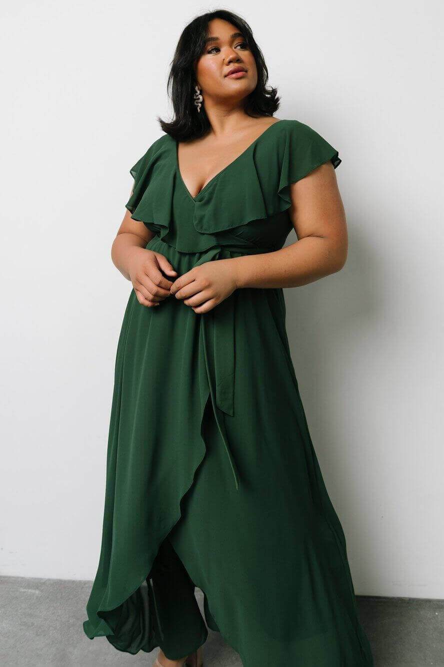 Katya Ruffle Maxi Dress | Evergreen Store With Big Discount