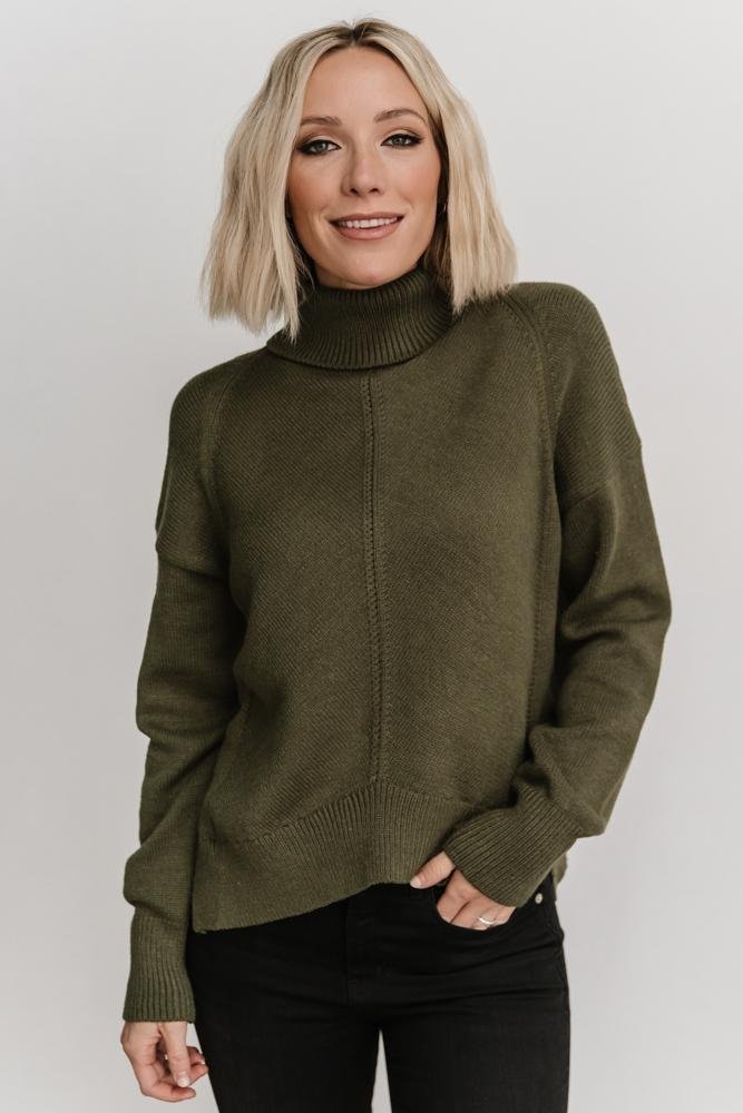 Collins Knit Sweater | Olive Clearance Exclusive