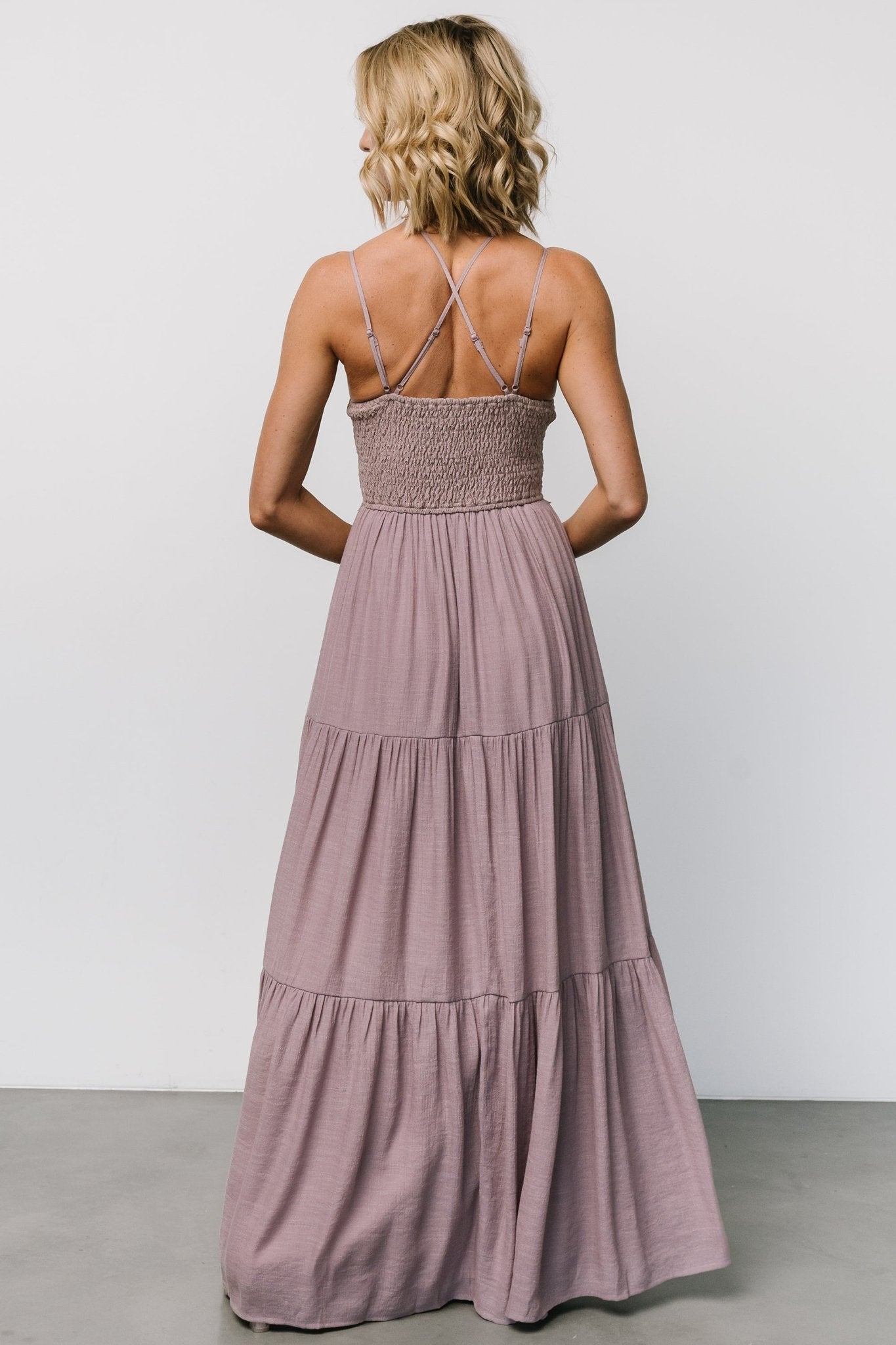 Summerlin Lace Top Maxi Dress | Dusty Mauve Cheap Sale Wiki