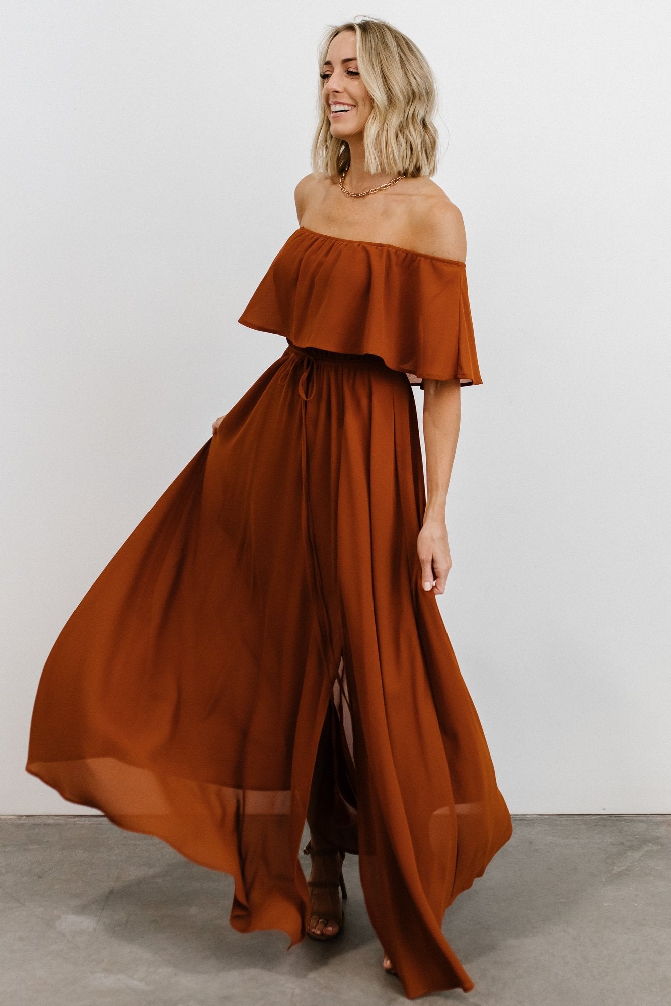 Victoria Off Shoulder Maxi Dress | Spice Online Sale