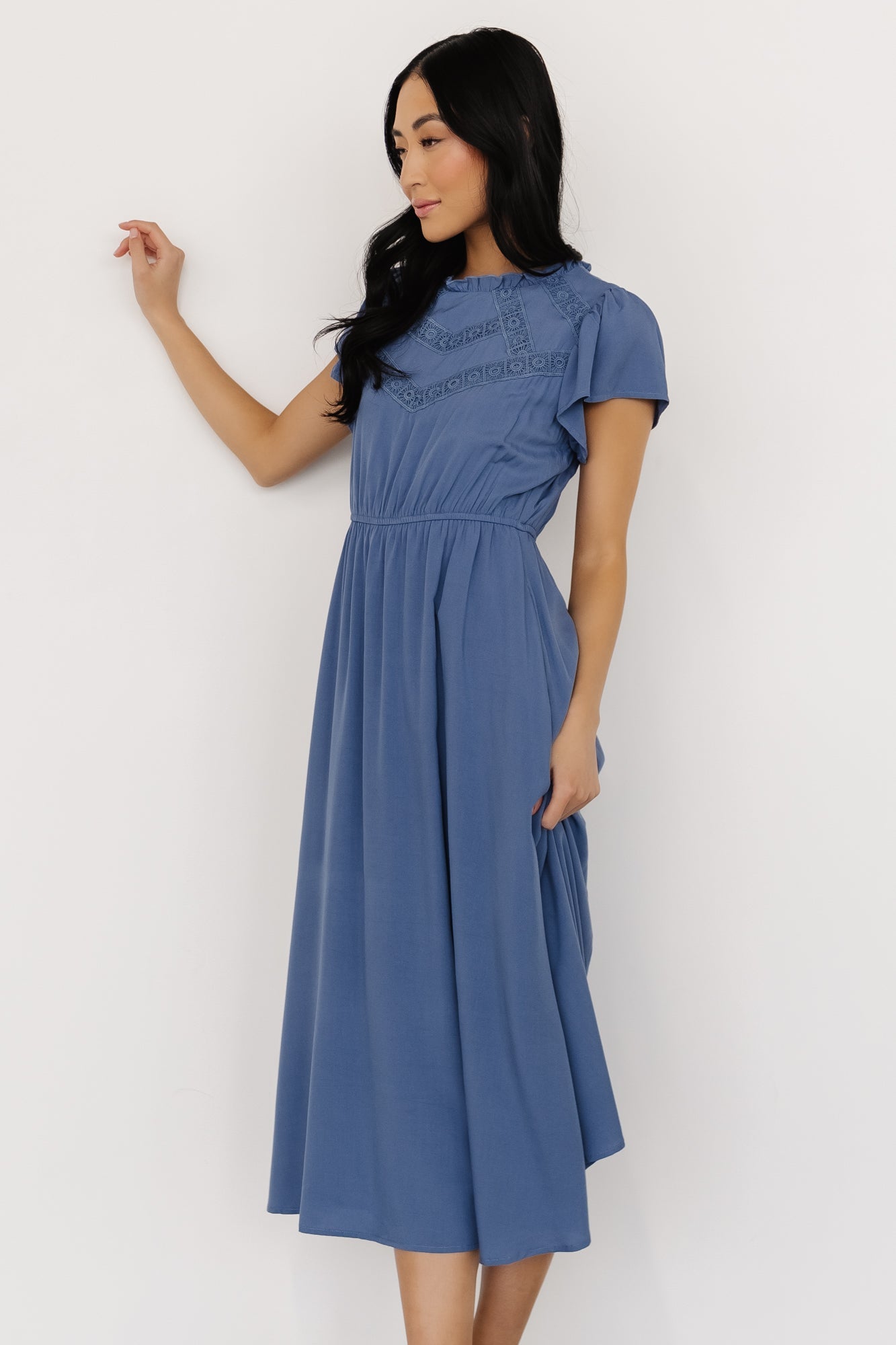 Prestyn Midi Dress | Blue Release Dates Cheap Online