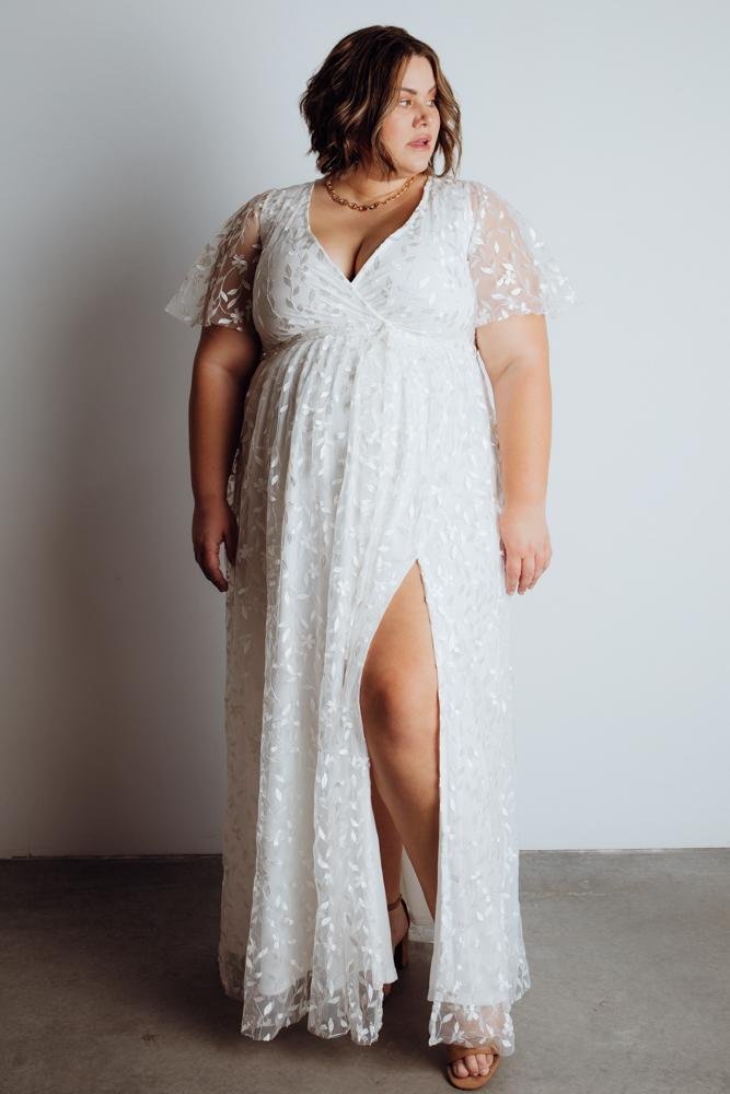 Marseille Embossed Maxi Dress | White Online Shop From China