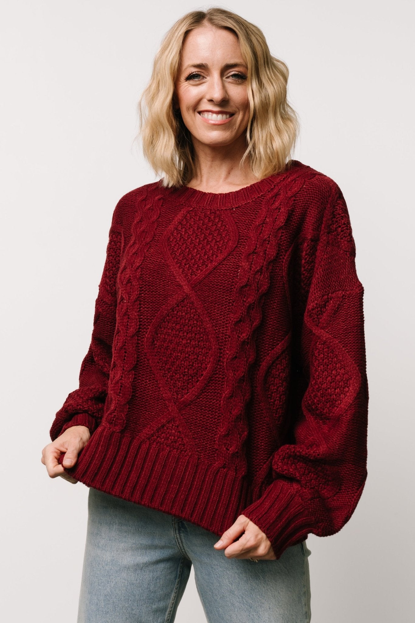 Anthony Knit Sweater | Wine Latest Collections Online