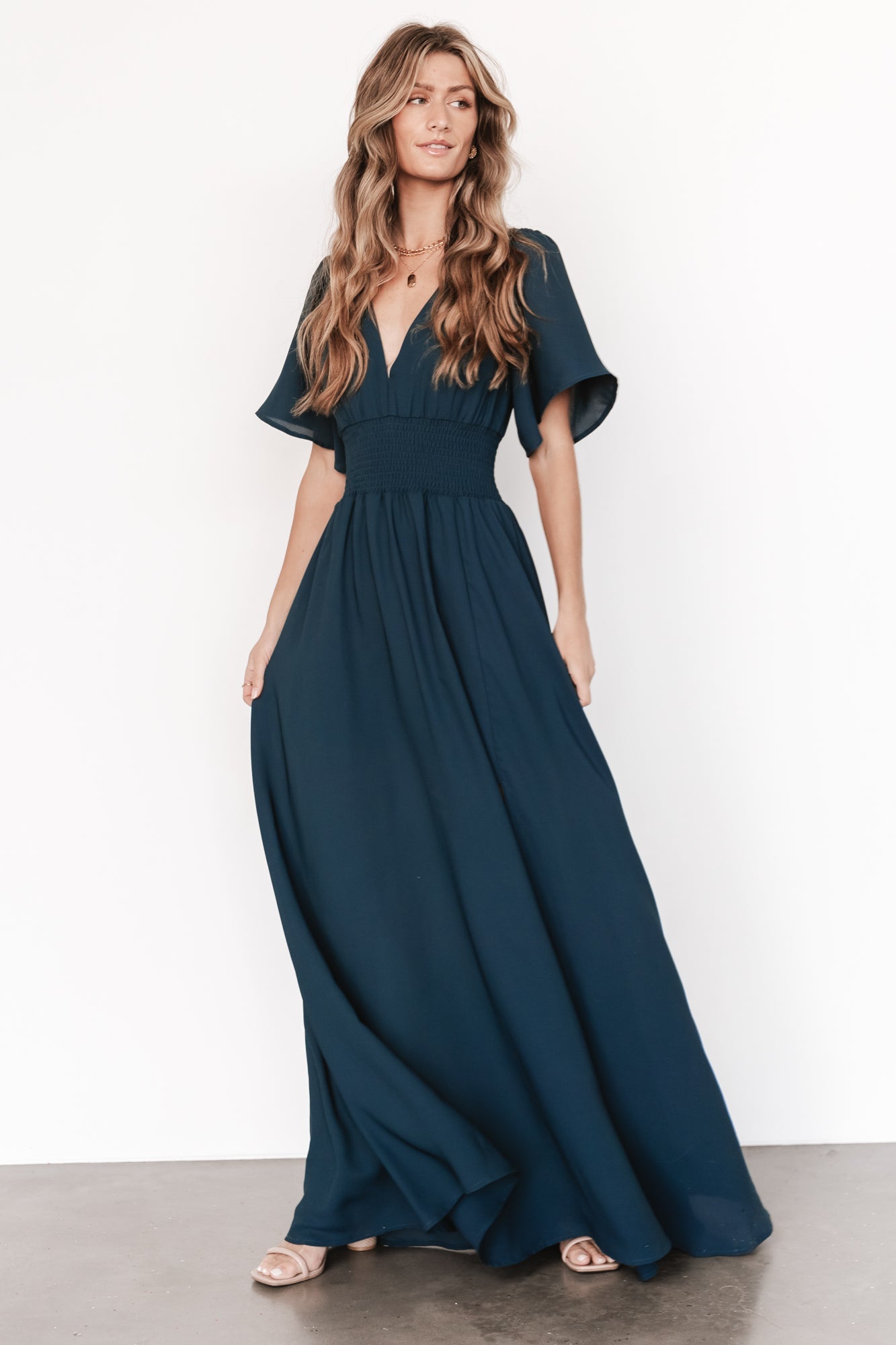 Verona Smocked Maxi Dress | Topaz Discount Wiki