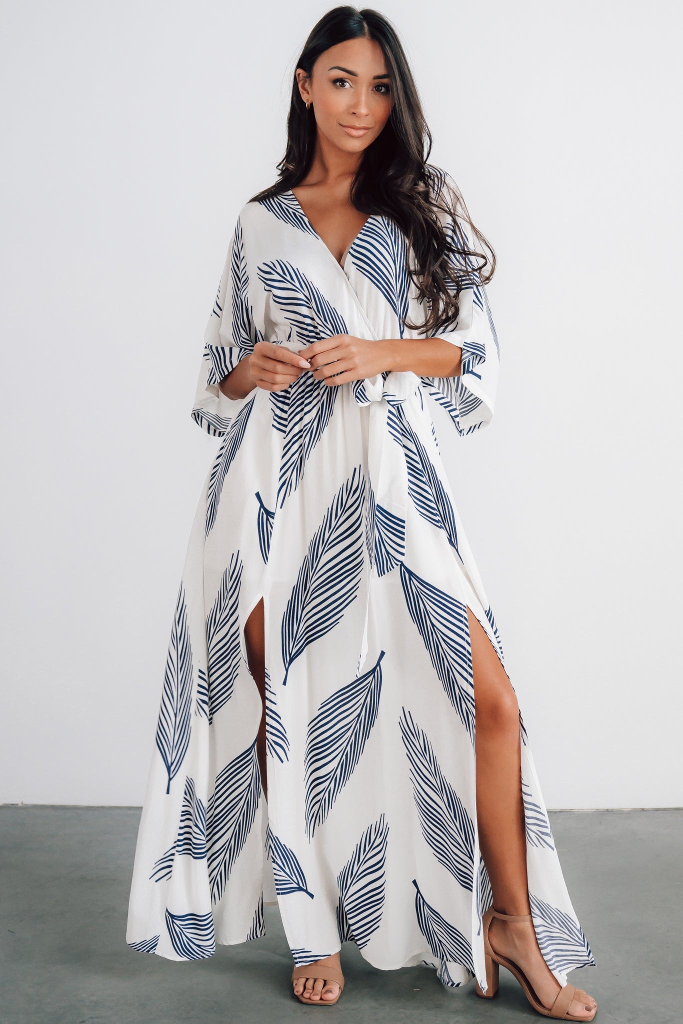 Corinth Maxi Dress | Navy Print Sale Outlet