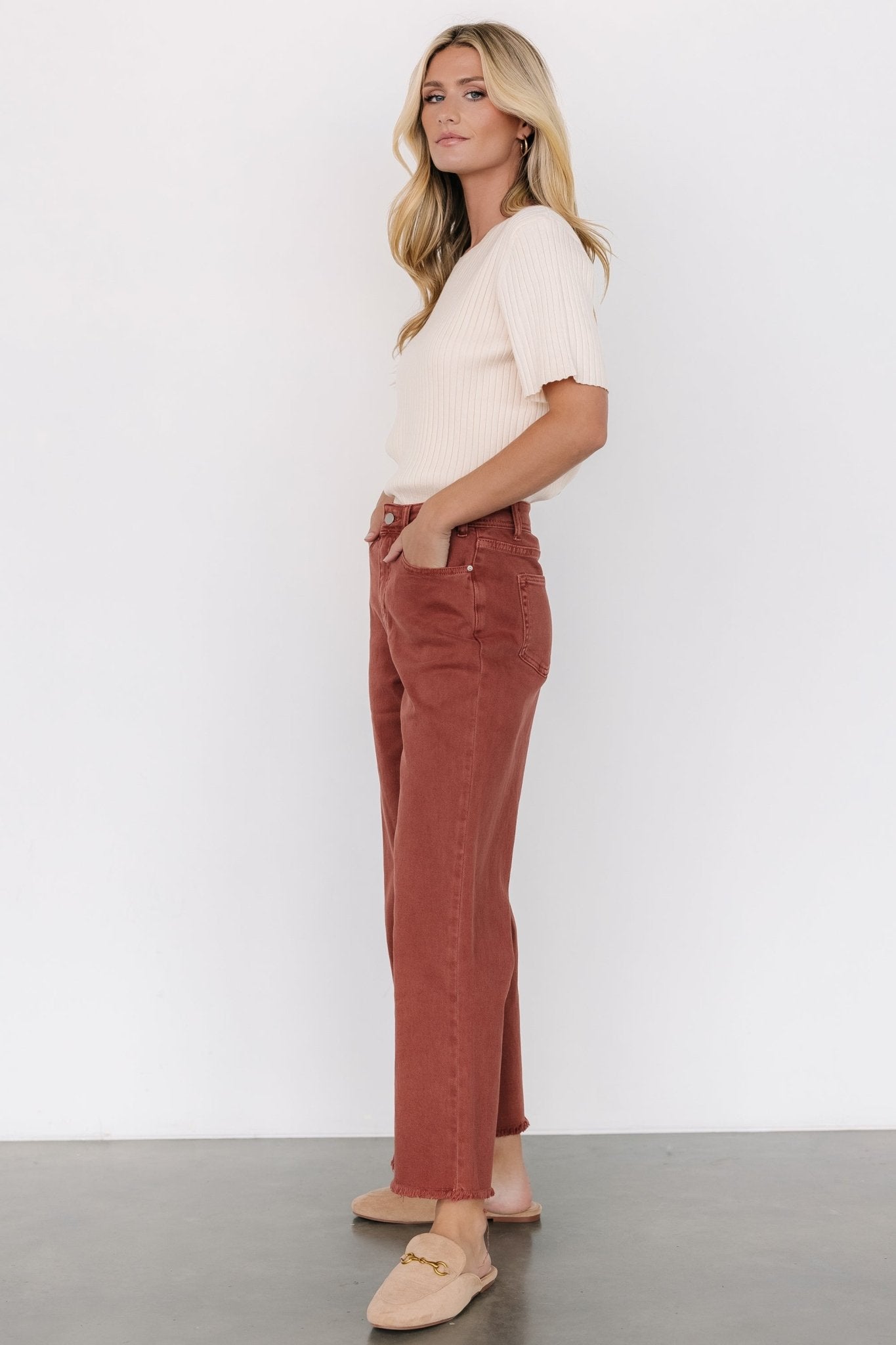 Spence Denim Pants | Terracotta Outlet For You