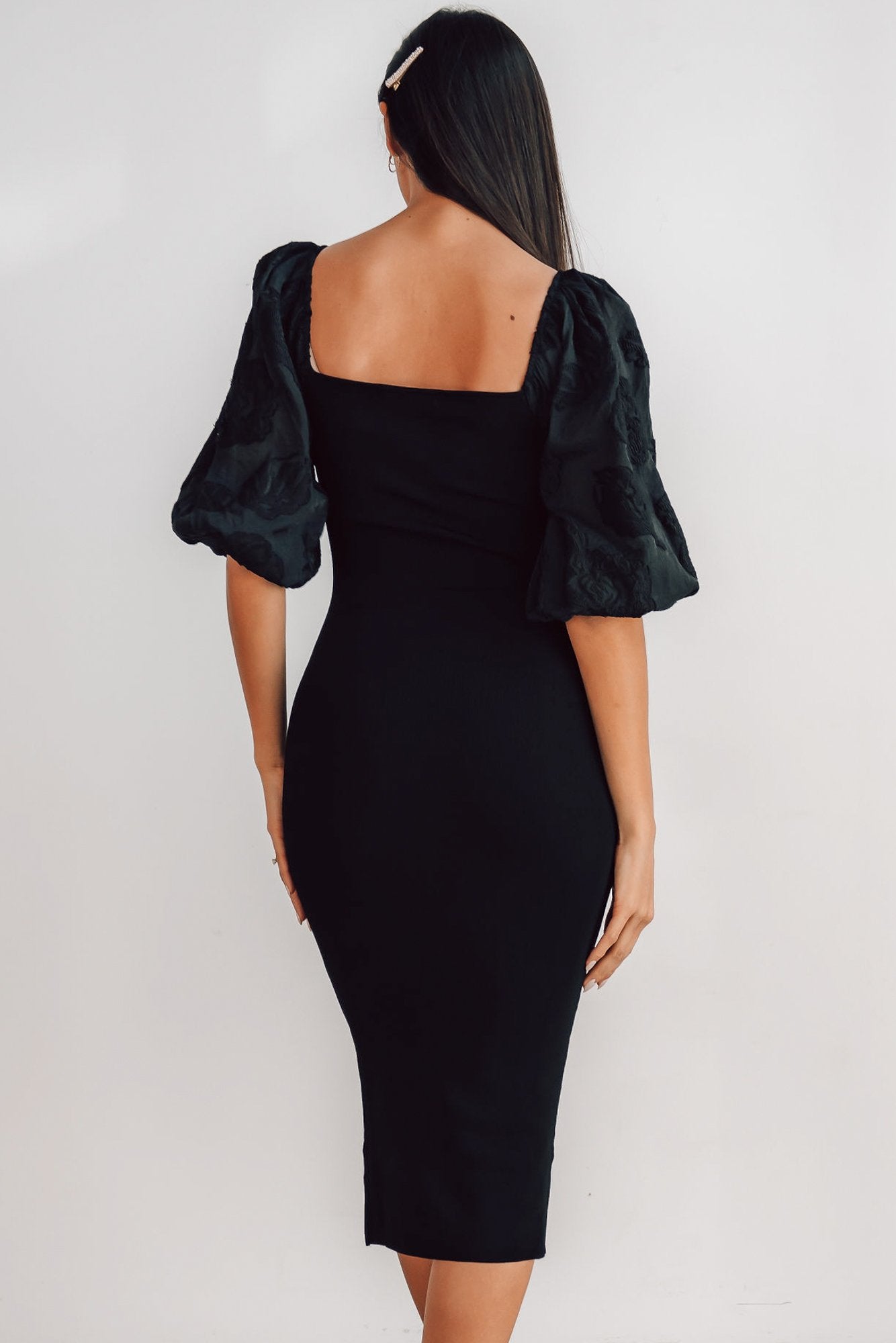 Weyland Bodycon Midi Dress | Black Sale Good Selling