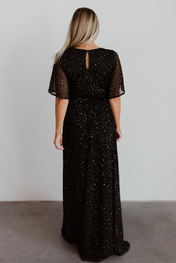 Grace Sparkle Gown | Black Discount Pay With Visa