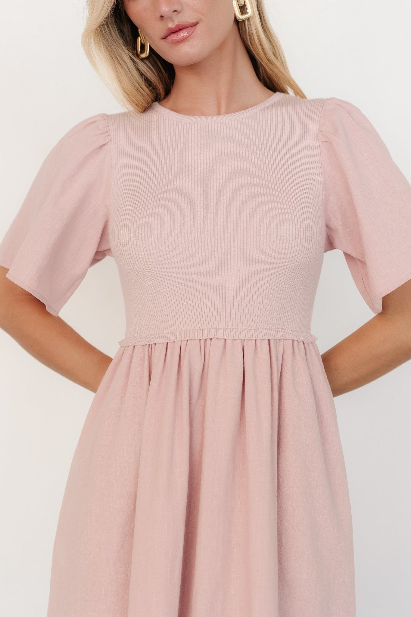 Cici Sweater Dress | Dusty Rose Discount Collections