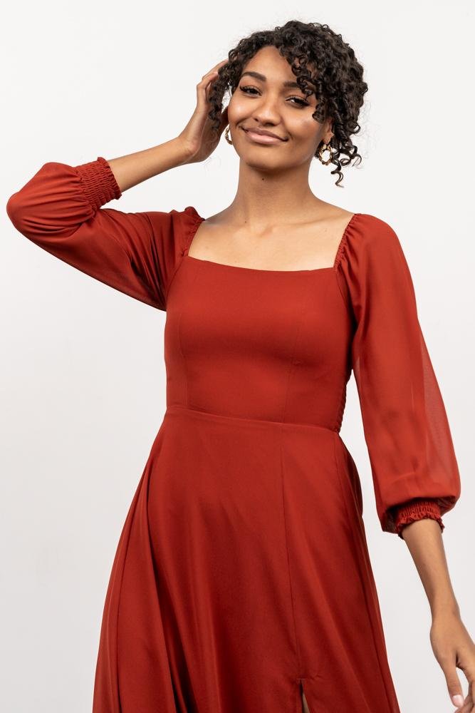 Giselle Maxi Dress | Rust Discount Amazon