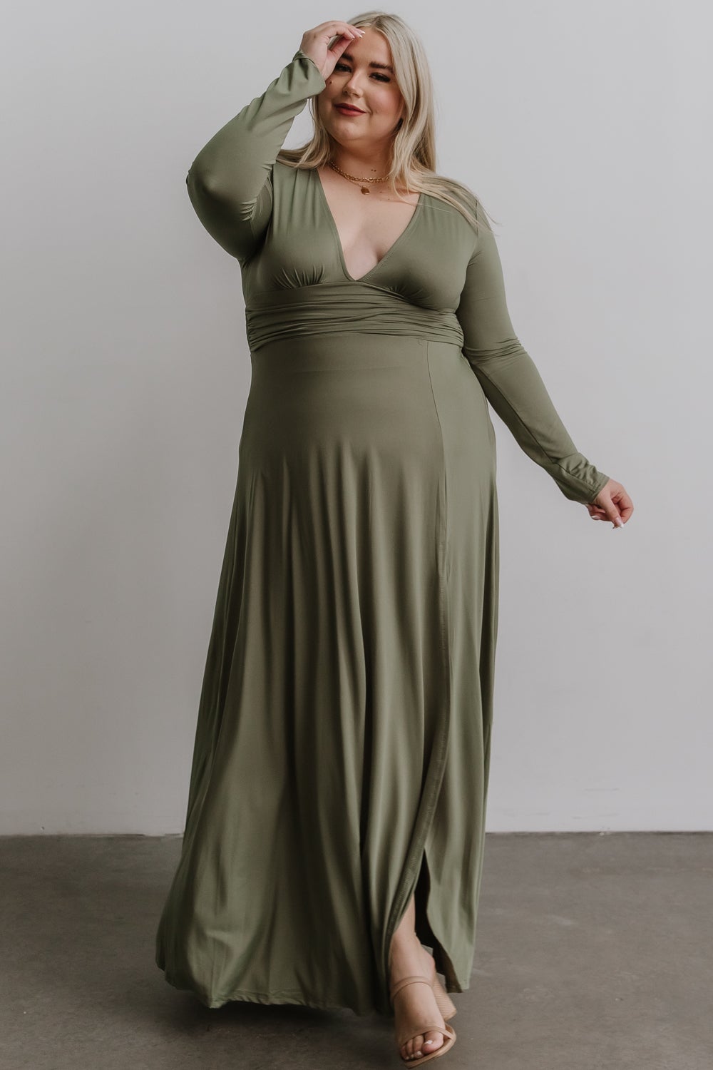 Arianna Maxi Dress | Dusty Sage 100% Original Cheap Pice