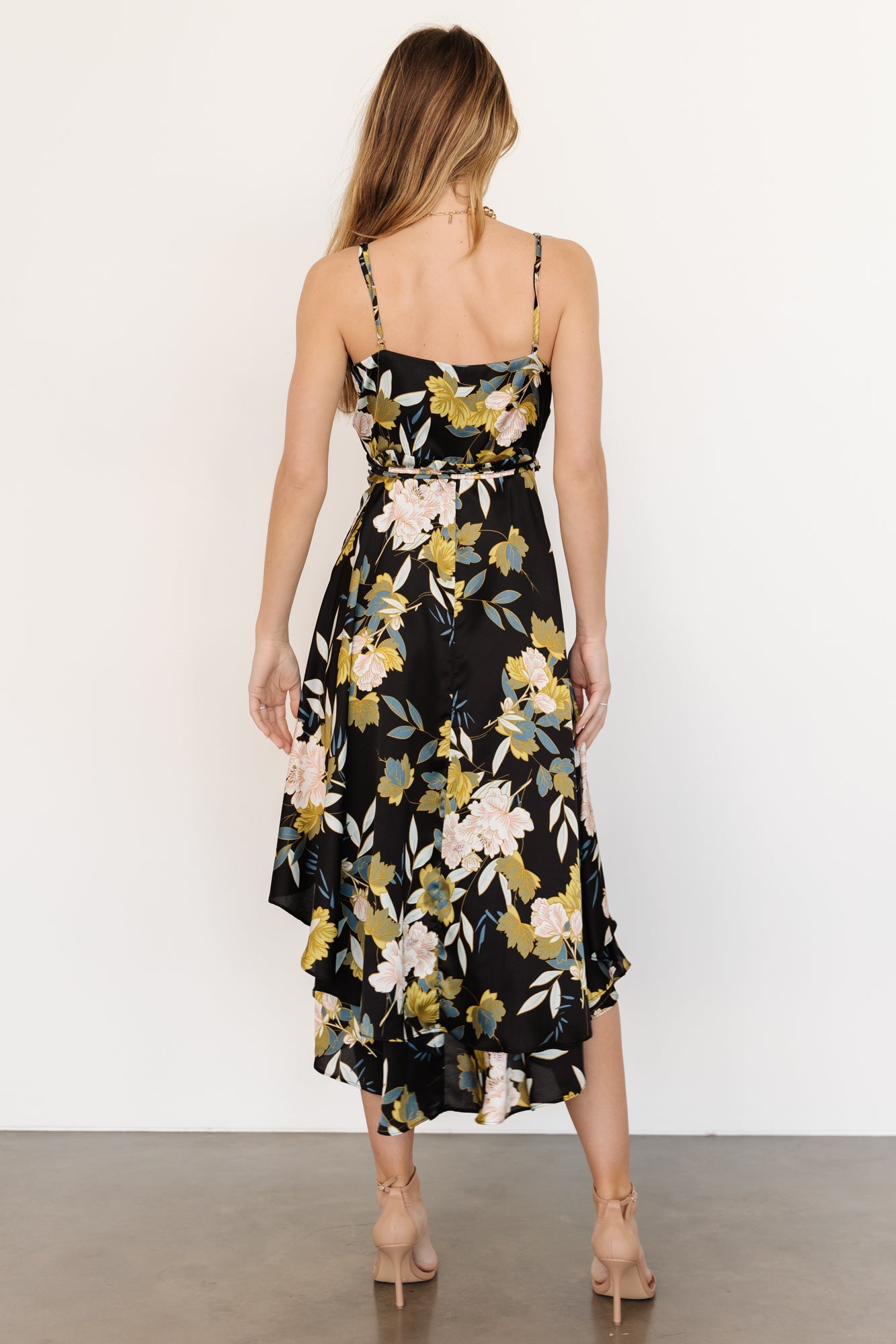 Steffi Tulip Wrap Dress | Midnight Floral Nicekicks