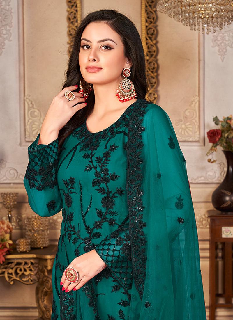 Net Base Green Salwar Kameez Discount Amazon