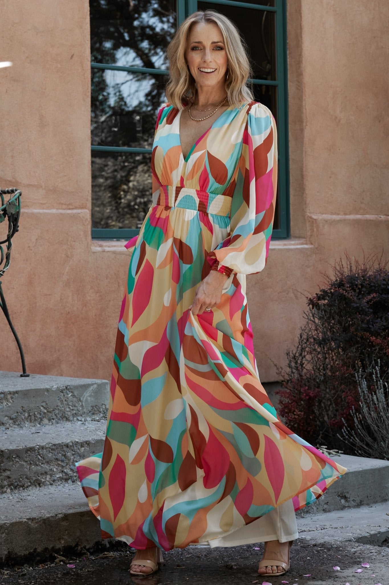 Lawson Maxi Dress | Multi Print Sale Visa Payment