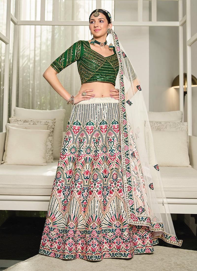 Multi Color Heavy Lehenga Choli Sale Shop Offer