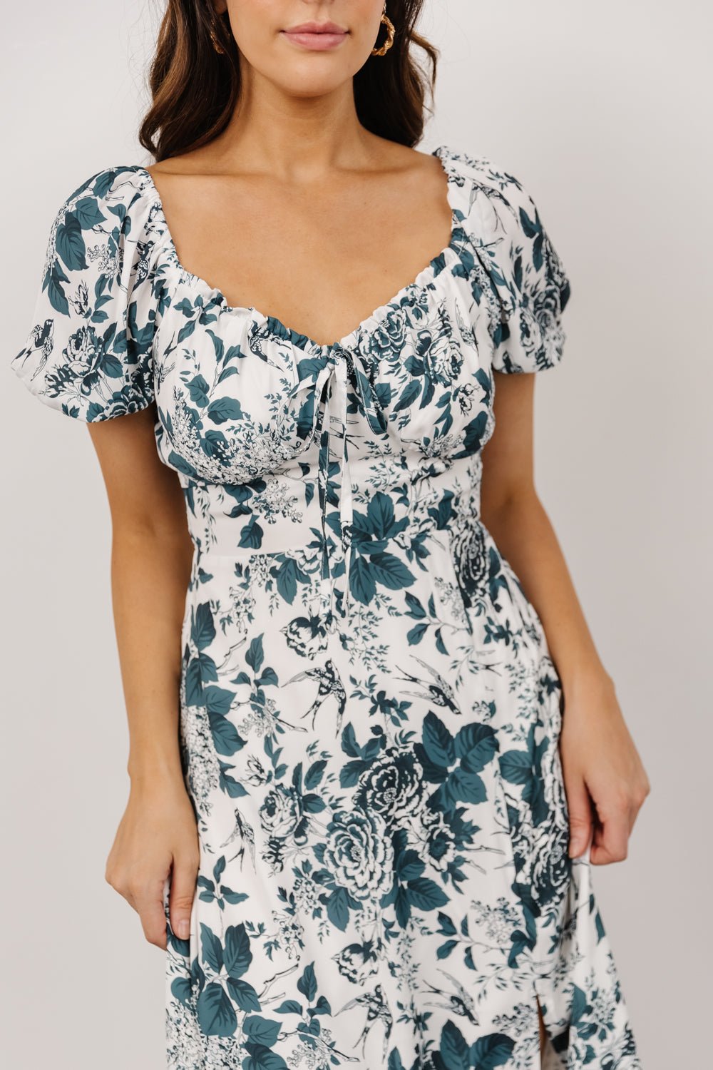 Cadence Midi Dress | Jade Floral Outlet Cheap Online