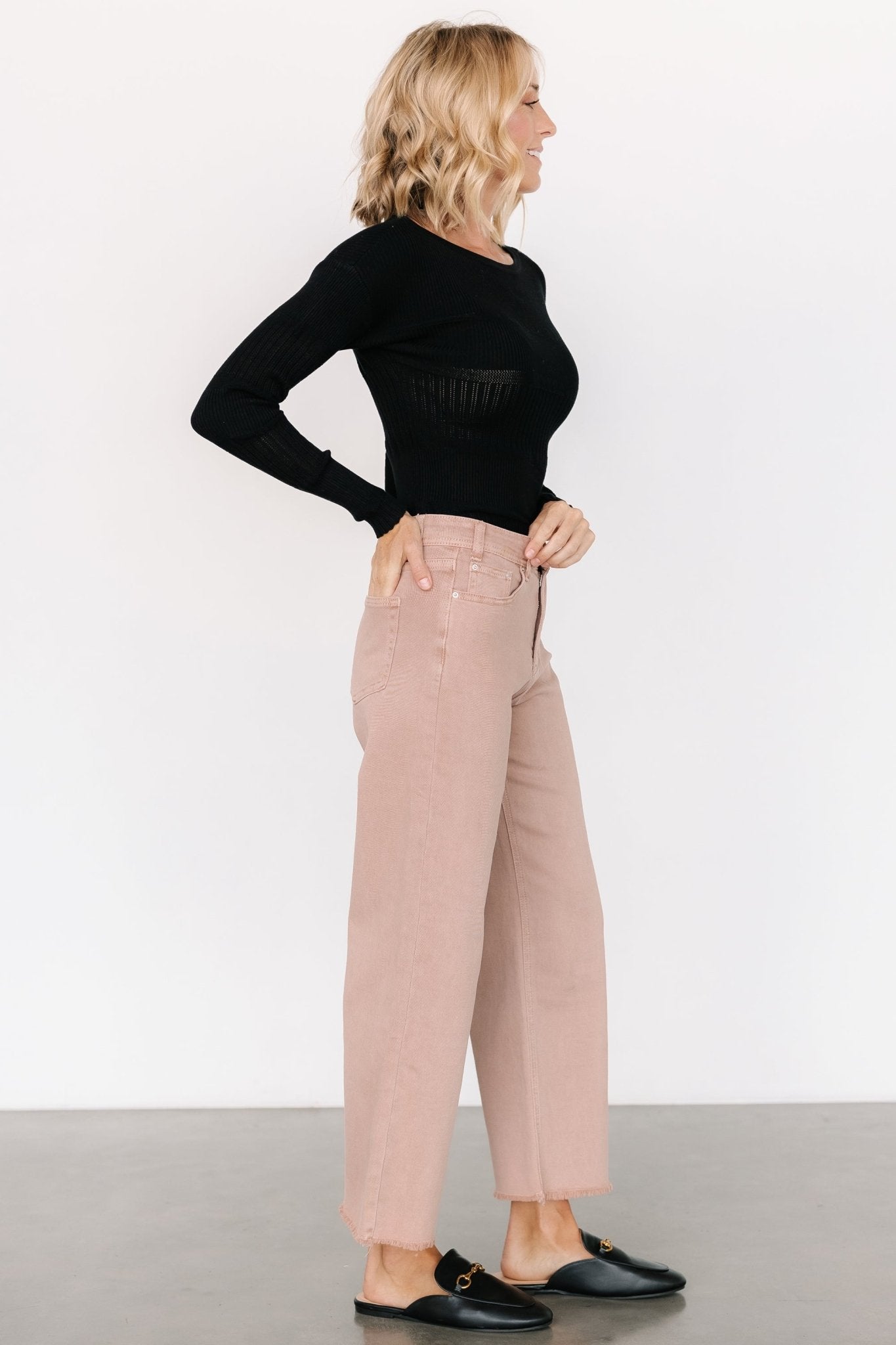 Spence Denim Pants | Dusty Rose Outlet Manchester Great Sale