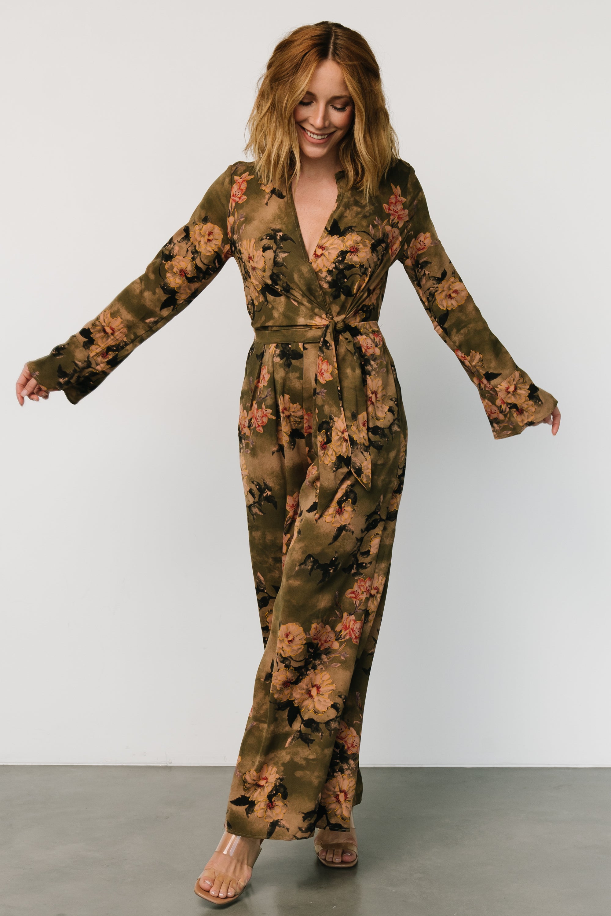 Henderson Jumpsuit | Olive Multi Clearance Limited Edition