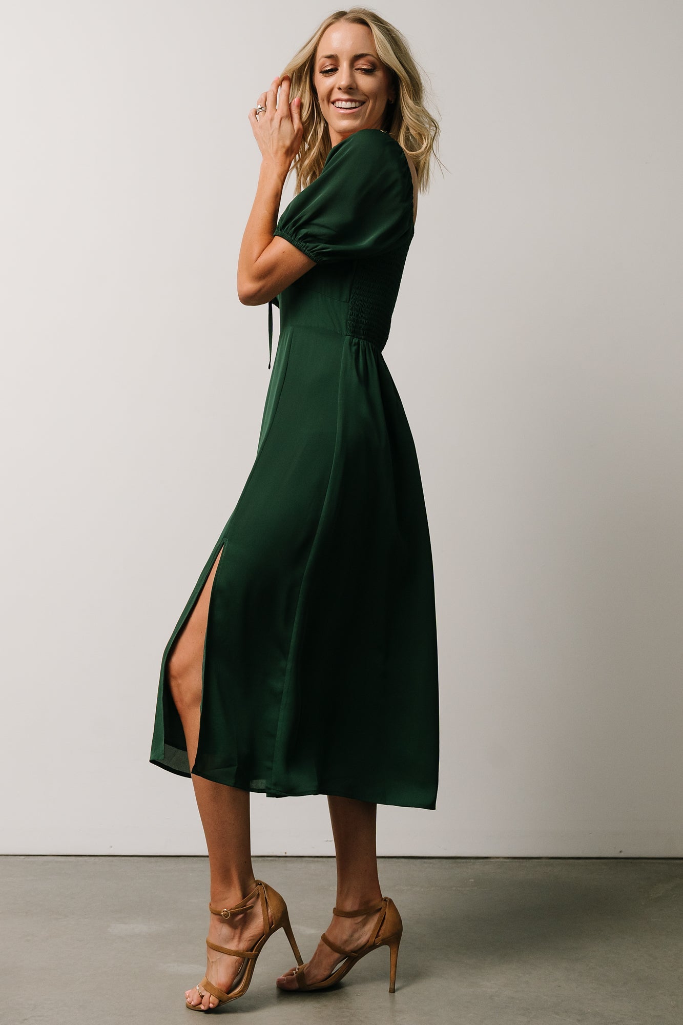 Cadence Midi Dress | Green Cheap Pice For Sale