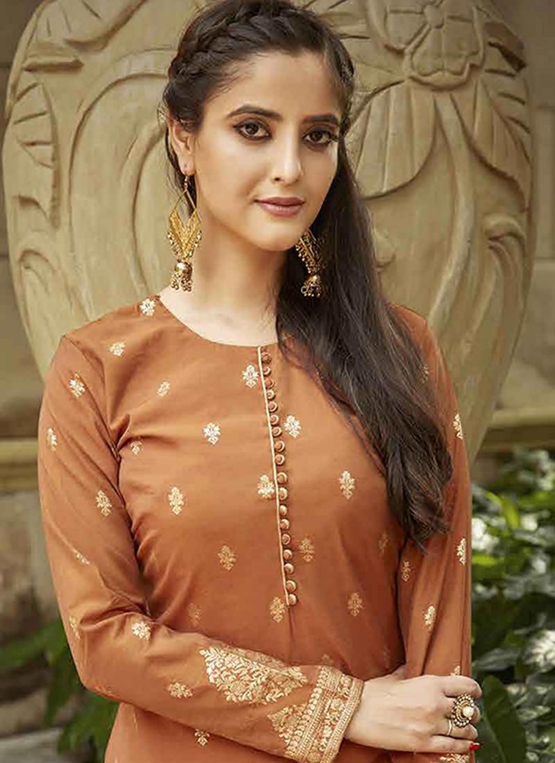 Viscose Fabric Orange Pant Style Suit Discount In China