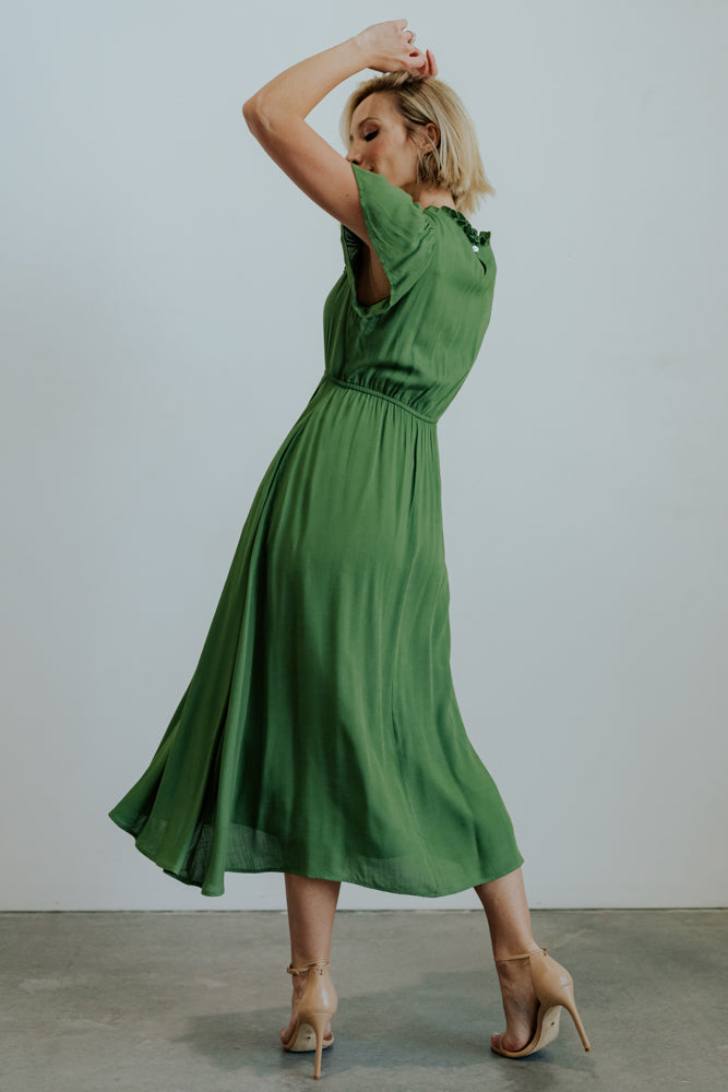 Prestyn Midi Dress | Green Manchester For Sale